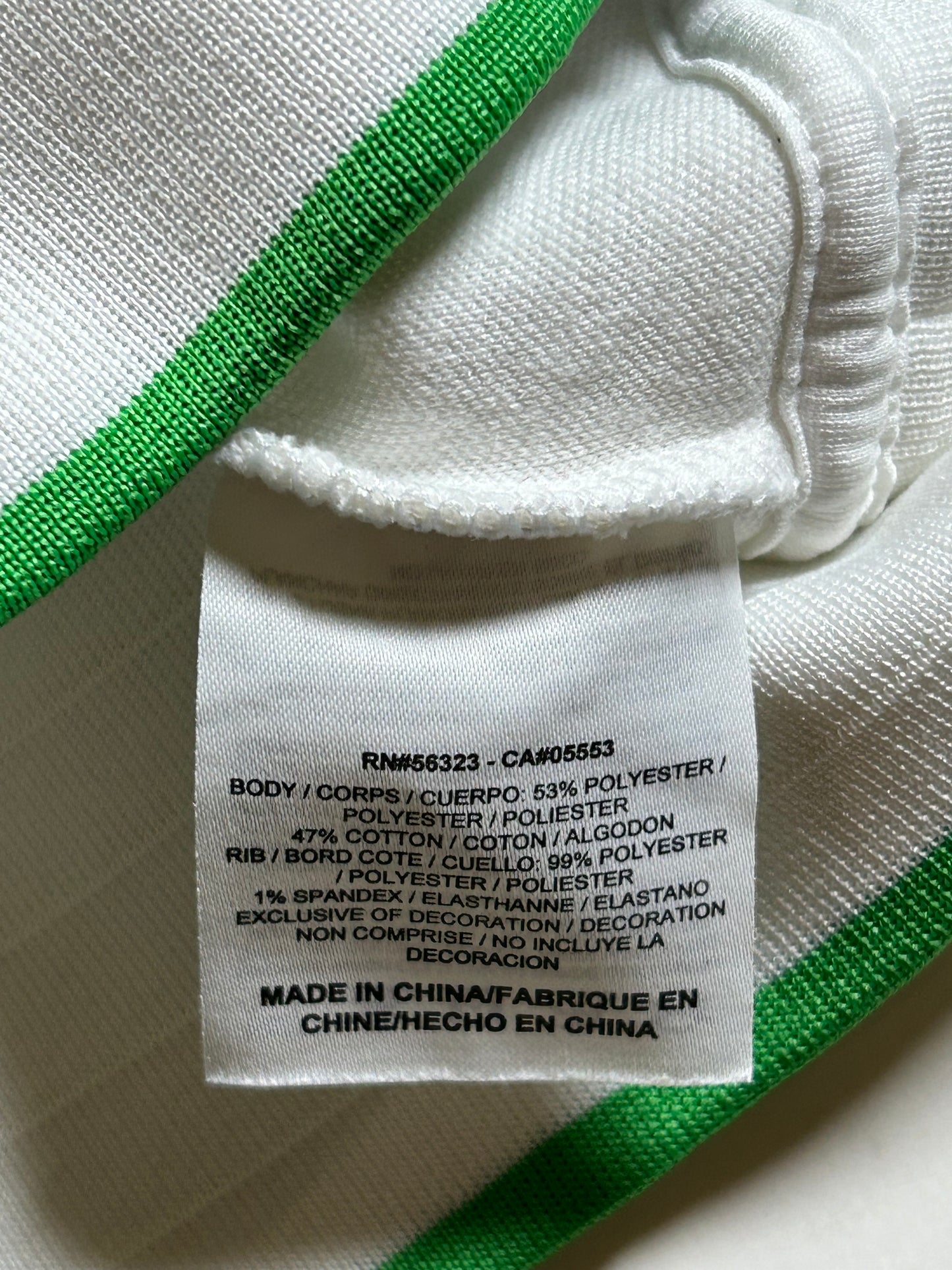Nike NYC Tennis Flushing Meadows 2011 Full Zip Track Jacket White Small 17x24 Inches