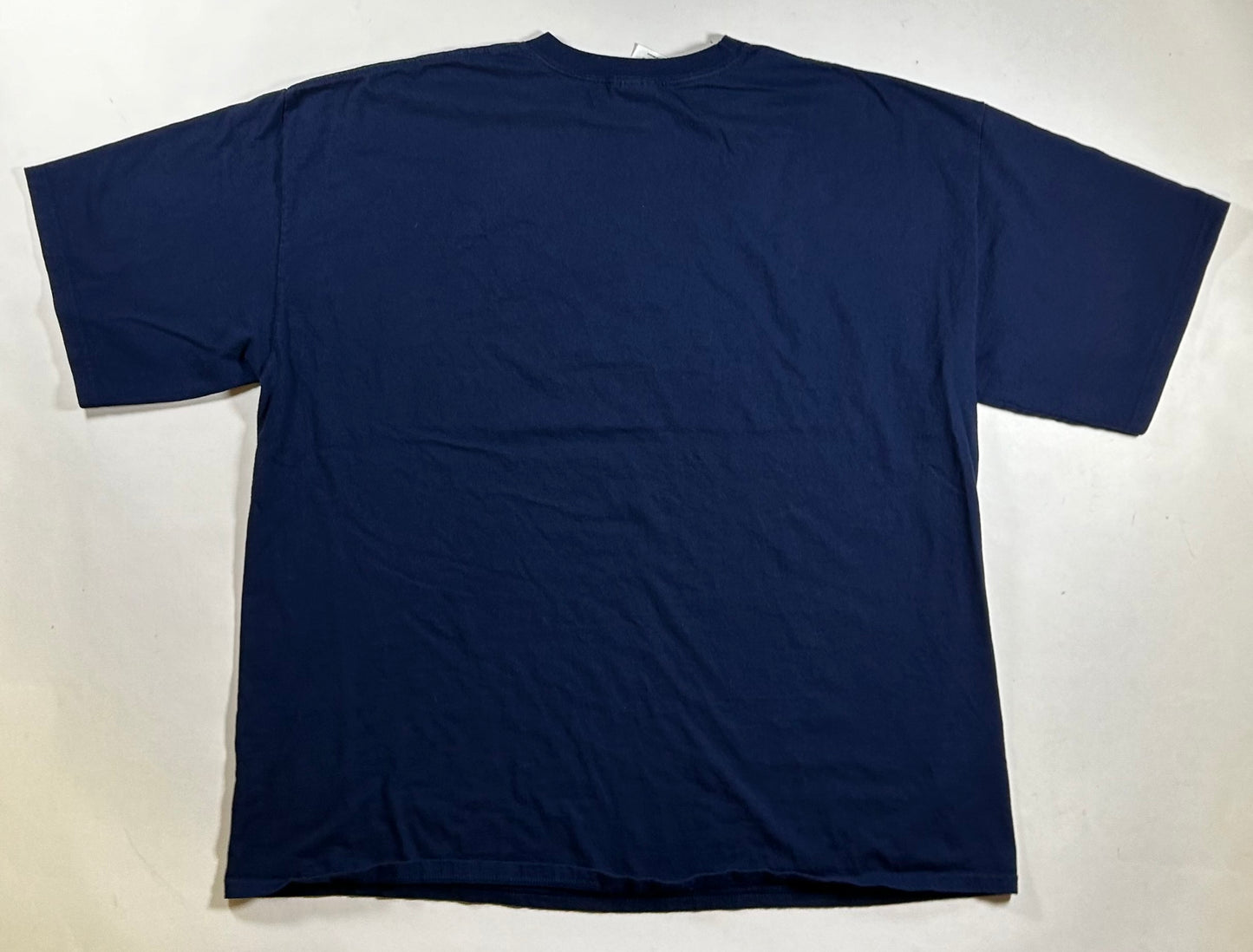 Vintage 00s Adidas Athletic Dept. Issue No. Tee 2XL 27x31 Inches Navy/Gold