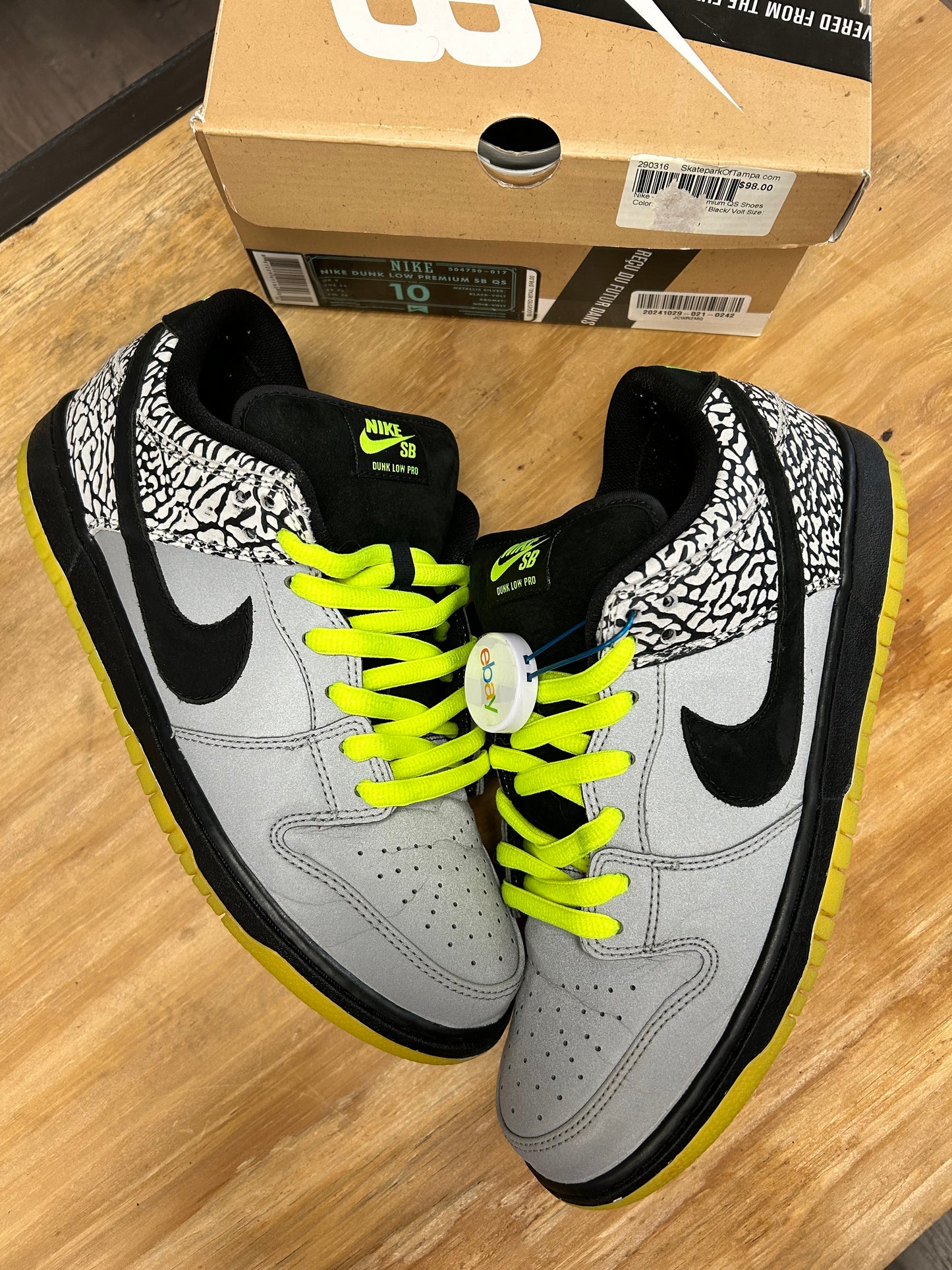 2013 Nike SB Dunk Low DJ Clark Kent Premium QS Primitive 112 Lightly Used With Box Size 10