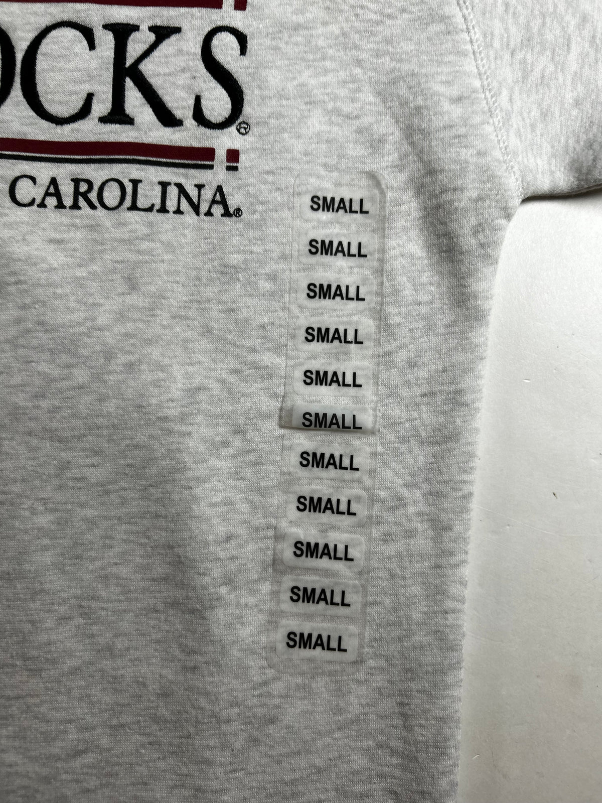 University Of South Carolina Gamecocks NCAA Crewneck Sweatshirt Champion Small 21x28.5 Inches