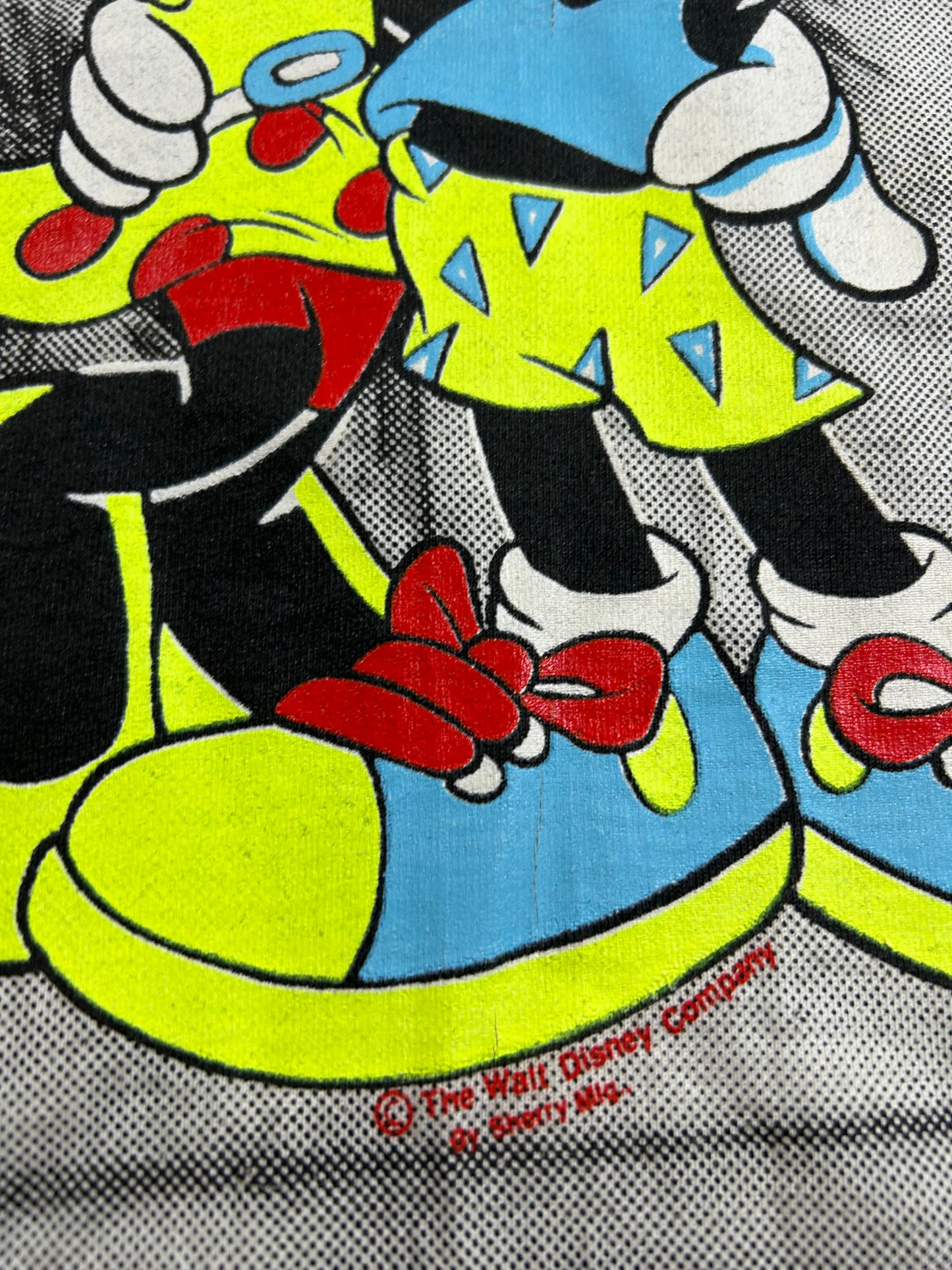 Vintage Sherry’s Best Disney Mickey & Minnie Mouse Tee Brand New With Tags Has Stains As Is XL/L Fit 22.75x32.5 Inches