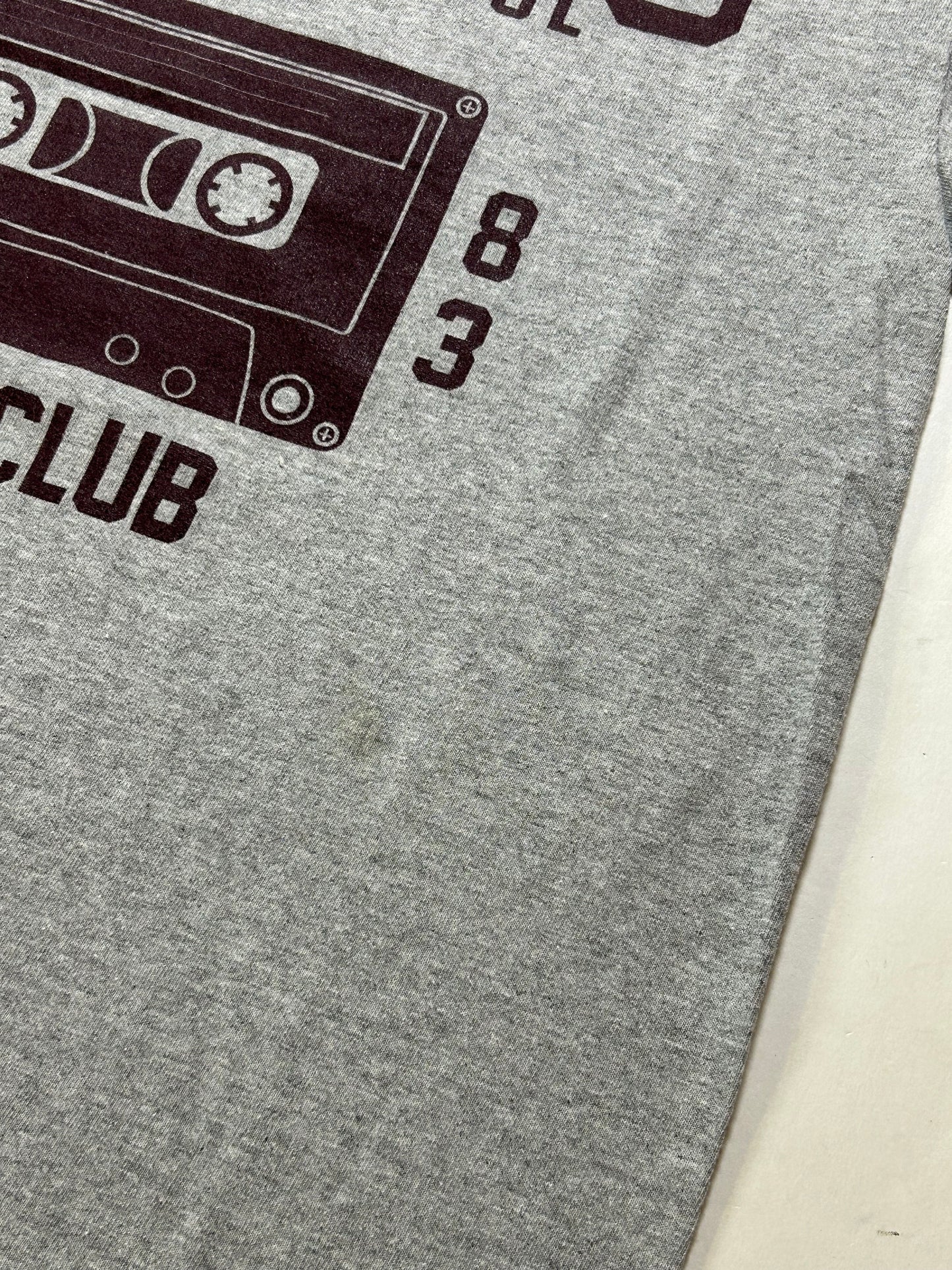 Stranger Things Hawkins Middle School A.V. Club 1983 TV Show Tee Small 17.75x26.5 Inches Gray