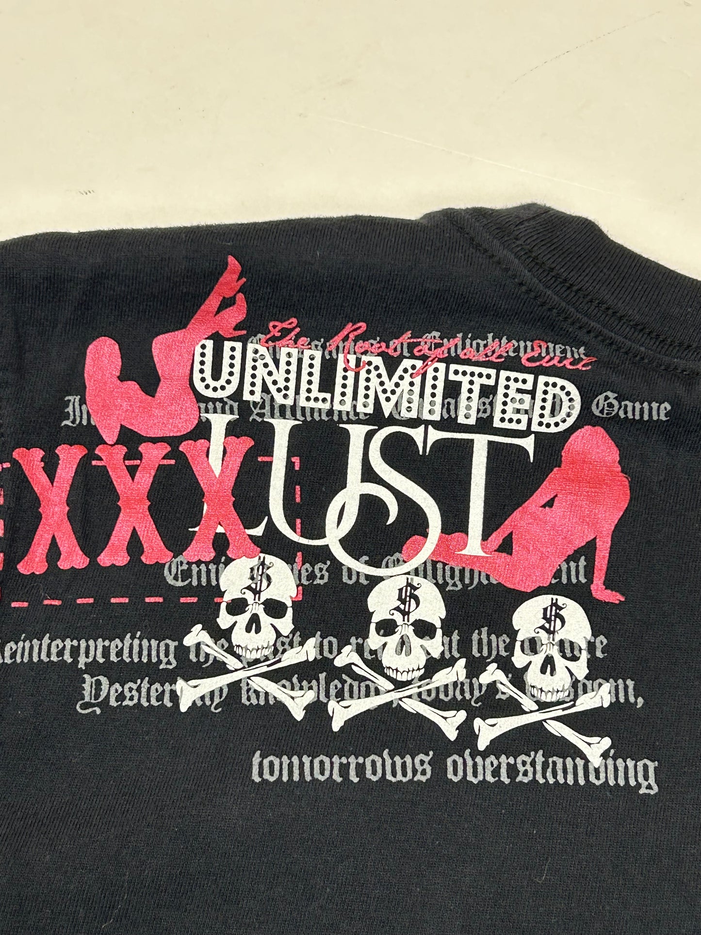 Vintage 00s Eckō Unltd Cruel Intentions Girl Graffiti Graphic Tee Large 21x28.5 Inches