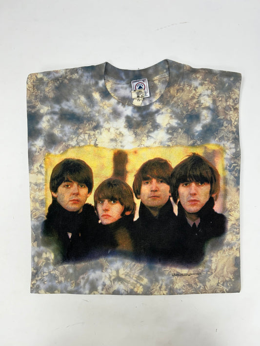 Vintage The Beatles Tie Dye T Shirt XL Mens Rock Band Tour Tee 1996 Brand New