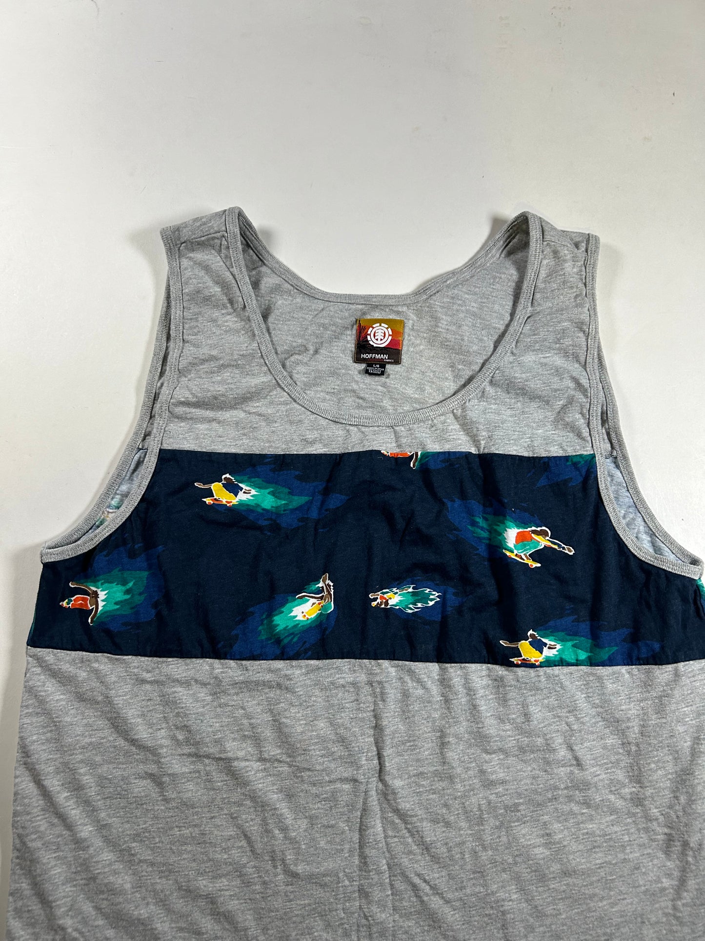 Element Skateboards Hoffman Tank Top Sleeveless Beach Skateboarding Gym Large 21.25x29/30 Inches