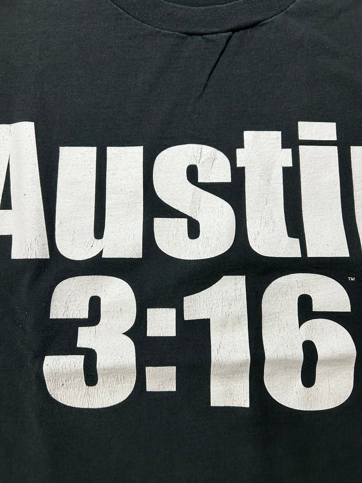 Vintage Stone Cold Steve Austin 3:16 WWF Attitude Racing NHRA Double Sided Tee 2XL 27.25x31.5 Inches