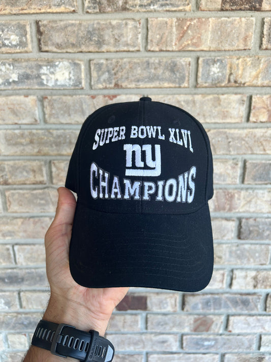 New York Giants XLVI Super Bowl Champions NFL Team Apparel Adjustable Hat