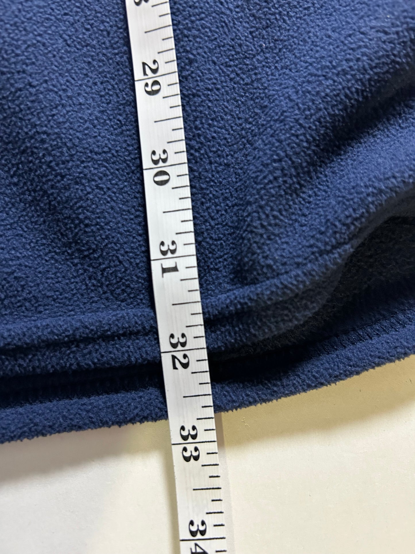 Vintage 2000s Nike University Of Michigan Therma-Fit Pullover Fleece Large 25.5x32.5 Inches Navy