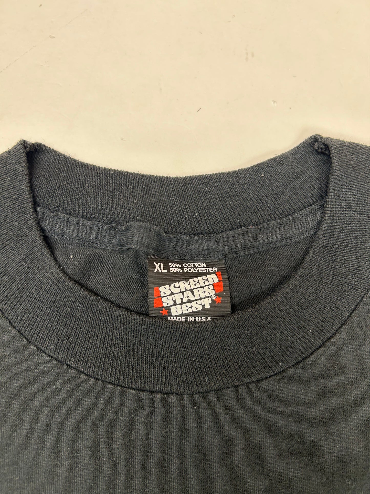 Vintage Manchester Police Department Highway Drug Interdiction School Manchester, Tennessee Tee XL/L Fit 22.25x29.75 Inches