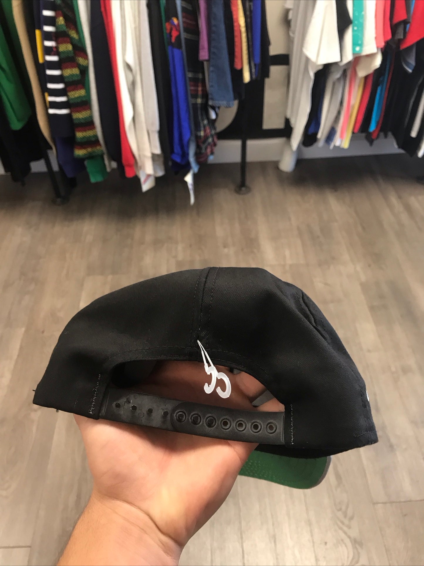 Vintage 90s Ajd NFL Carolina Panthers Embroided Snapback Hat Great condition