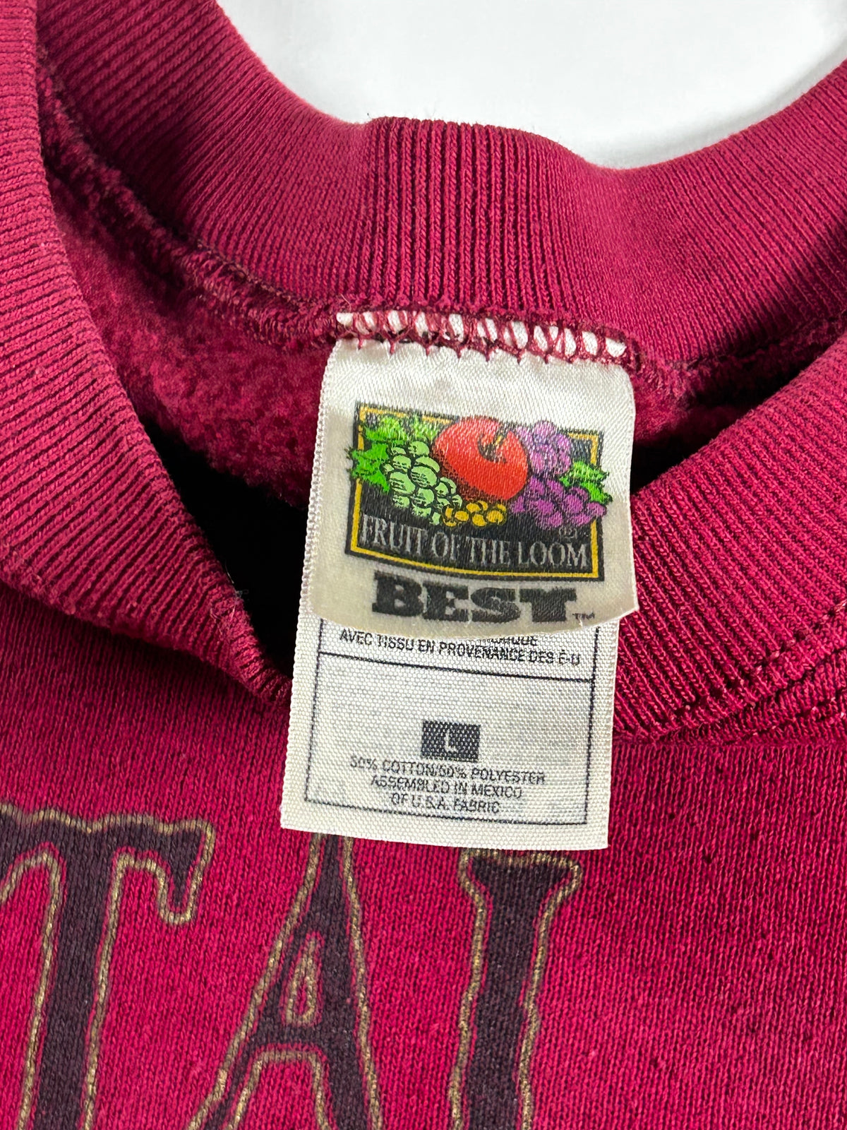 Vintage Crystal Cave Kutztown, PA Rugged Outerwear Crewneck Sweatshirt M/L Fit 23.75x28.5 Inches As Is
