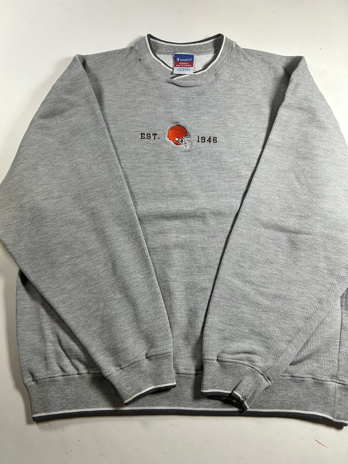 Vintage Cleveland Browns NFL Champion Crewneck Sweatshirt XL/L 25x27.5 Inches As Is