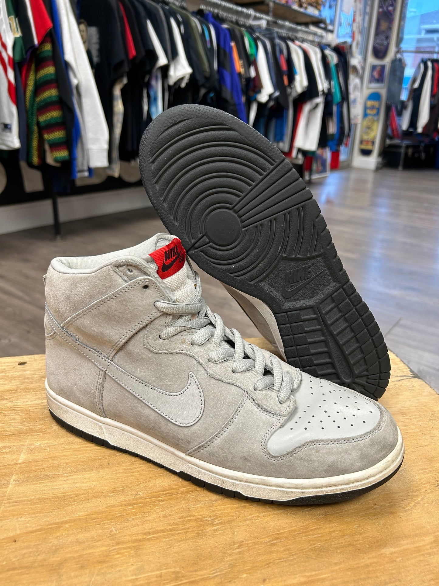 2007 Nike SB Dunk High Pee Wee Herman Size 10 Used As Is No Box