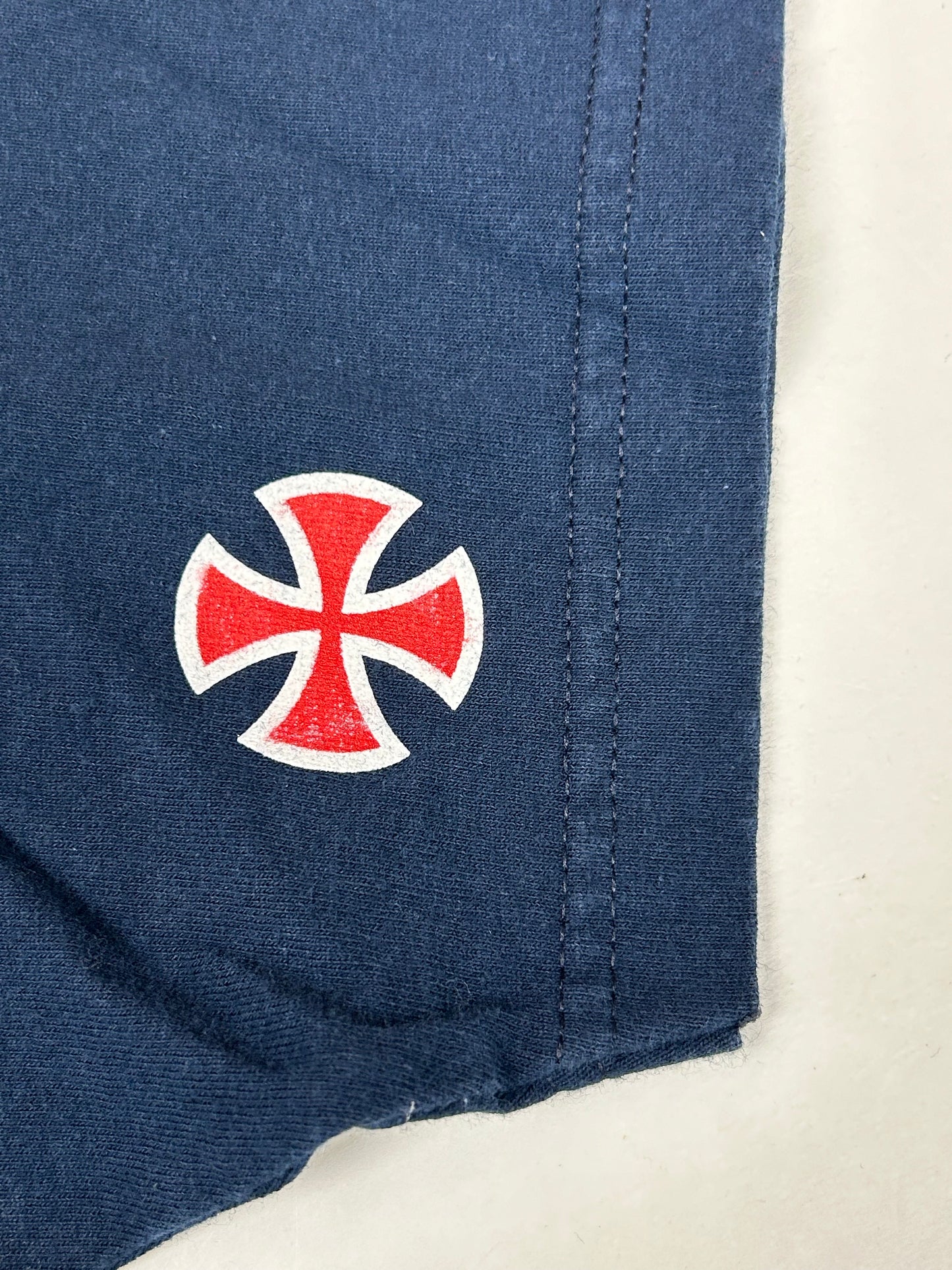 Vintage Independent Truck Company Skateboard Tee Navy Large 21.25x29 Inches Made In USA