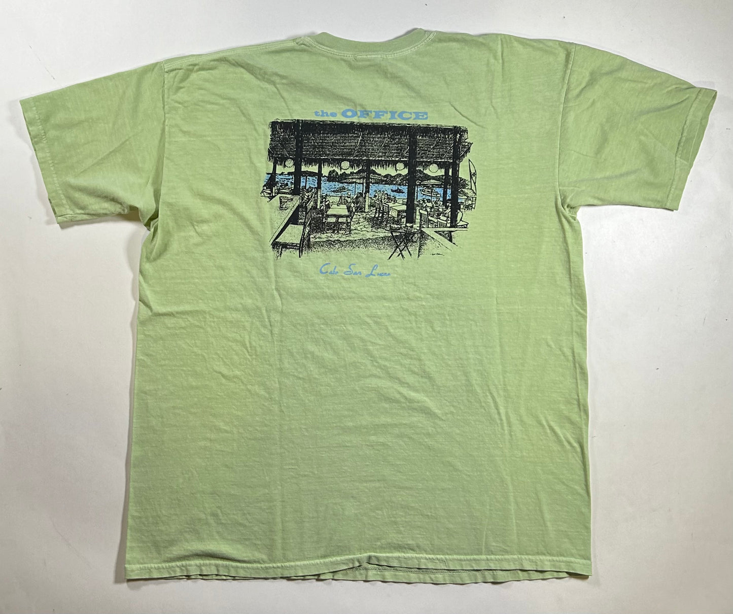 Vintage The Office Cabo San Lucas Art Tourist Graphic Tee XL 24.5x29.75 Inches 2000s