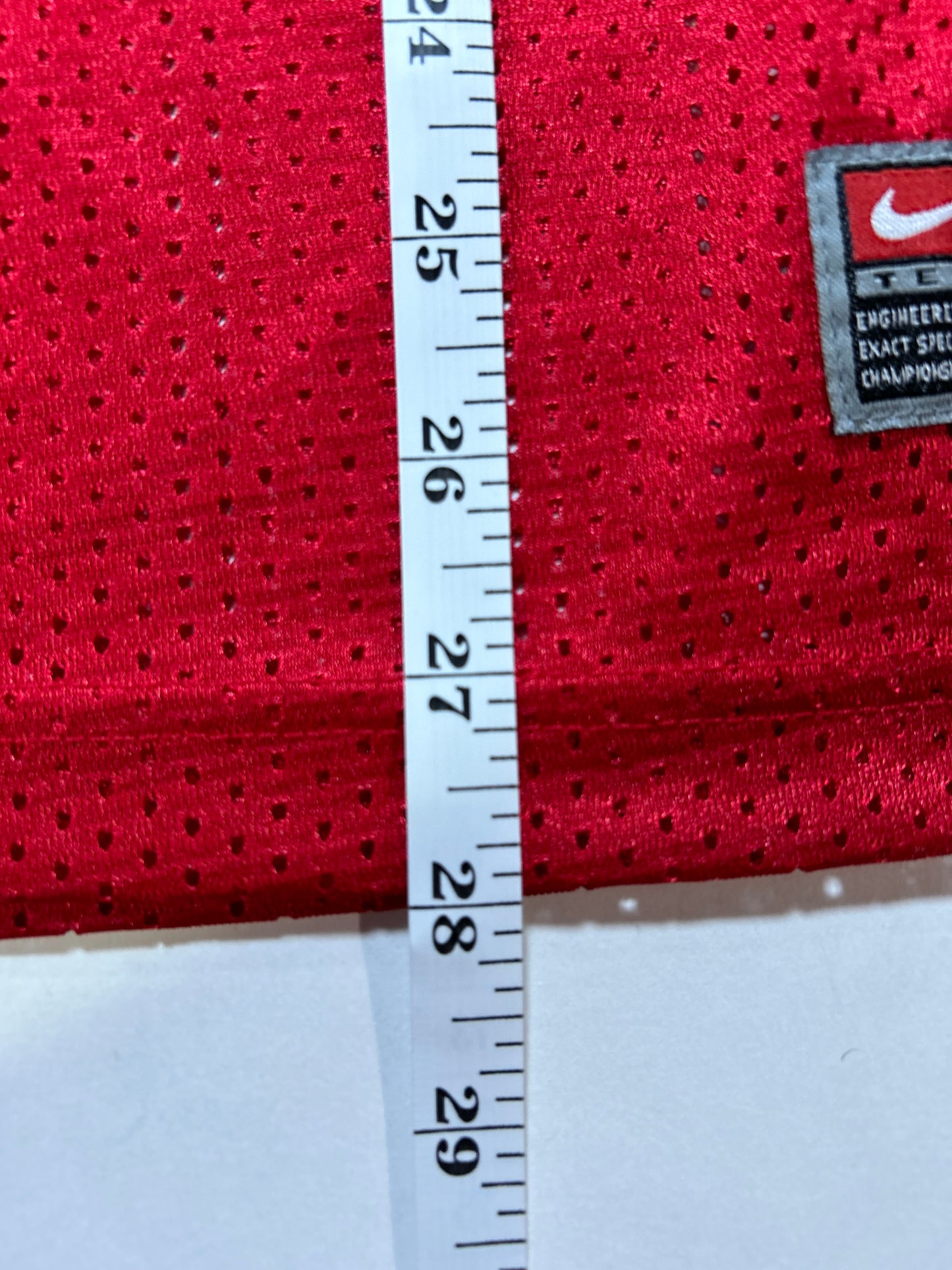 Rutgers Scarlet Knights Jersey Red NCAA Football College Nike #14 Youth Large 19.75x27.75 Inches