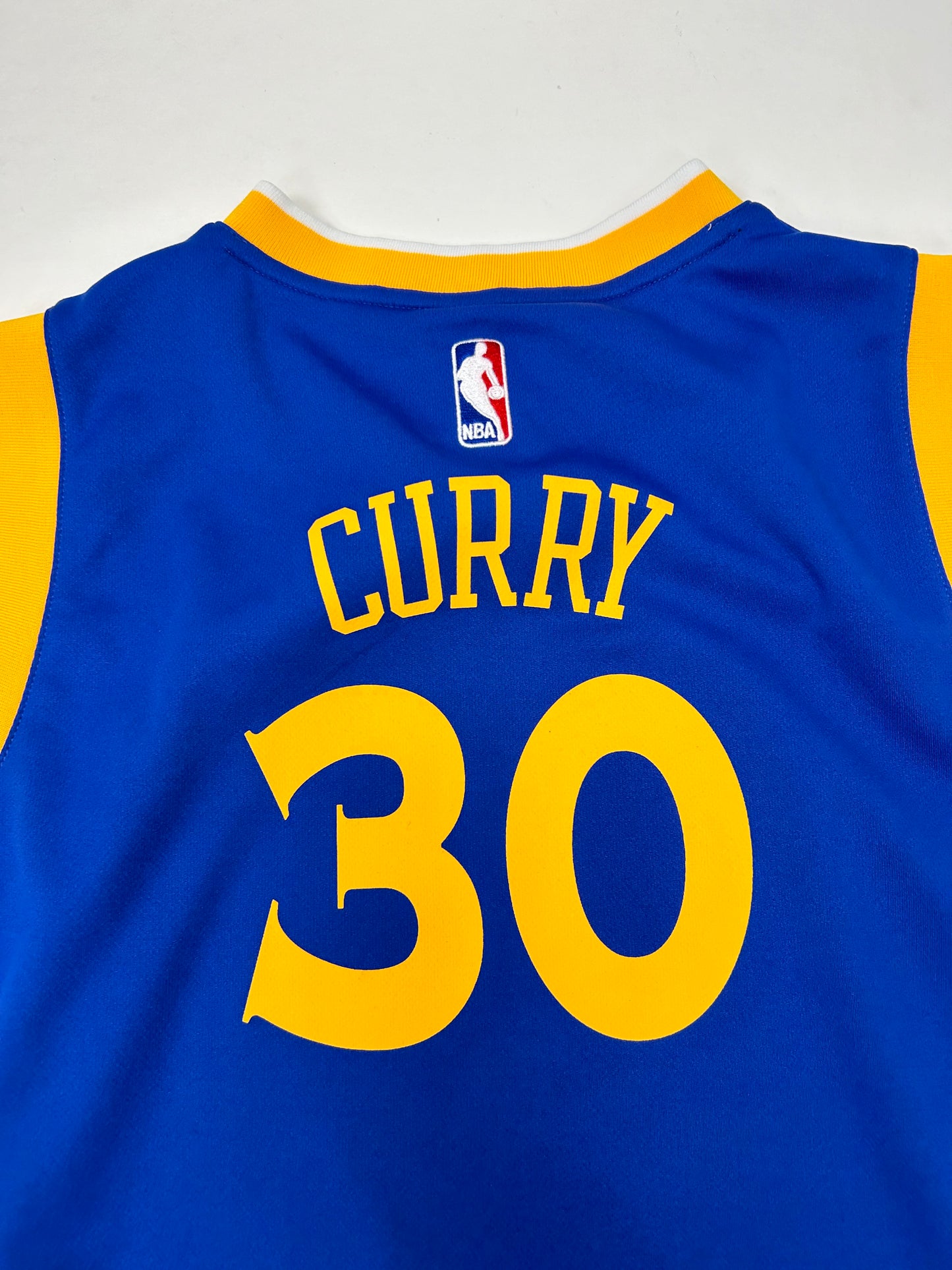 Adidas Steph Curry #30 GS Golden State Warriors Jersey Size Youth Large 19.75x26.25 Inches Blue