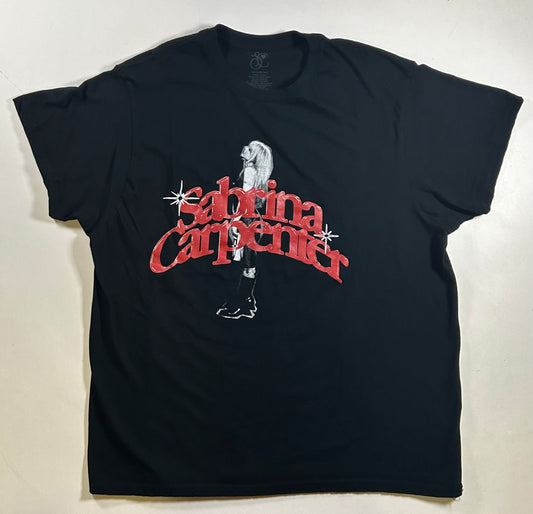 Sabrina Carpenter Short Sleeve Graphic T Shirt Music Pop Official Women’s 2XL 23.25x29 Inches