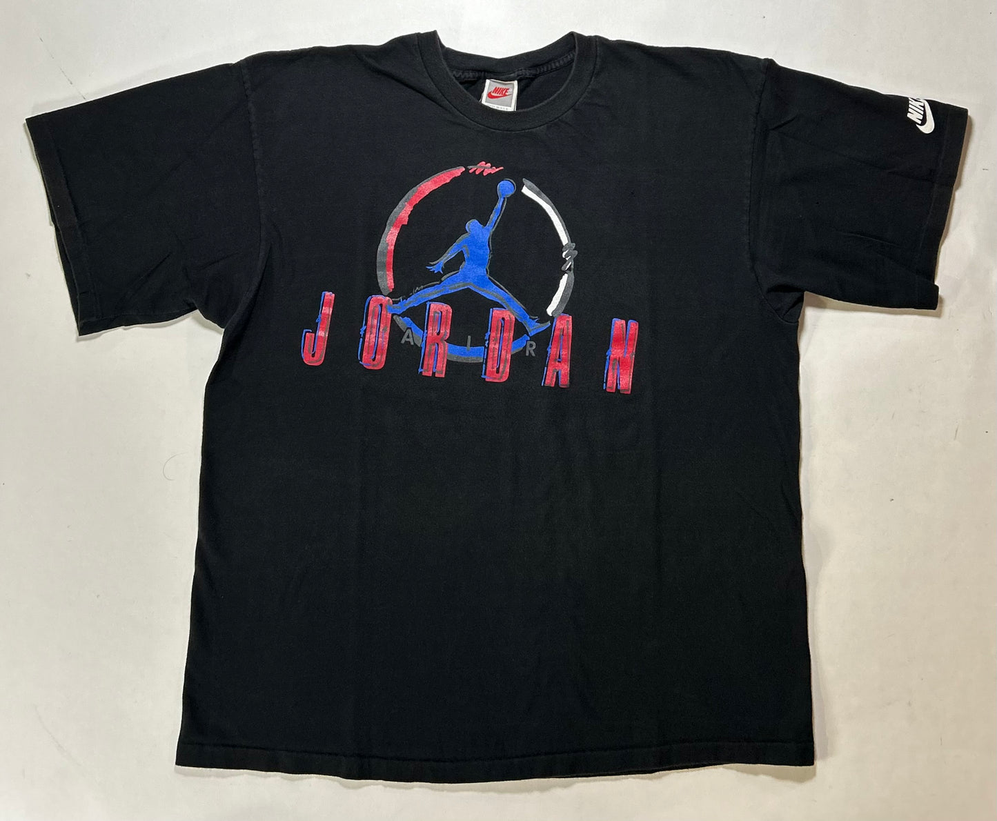 Vintage Nike Air Jordan Vlll 8 1993 T-Shirt Logo Shirt AJ8 Playoffs XL 24x29 Inches