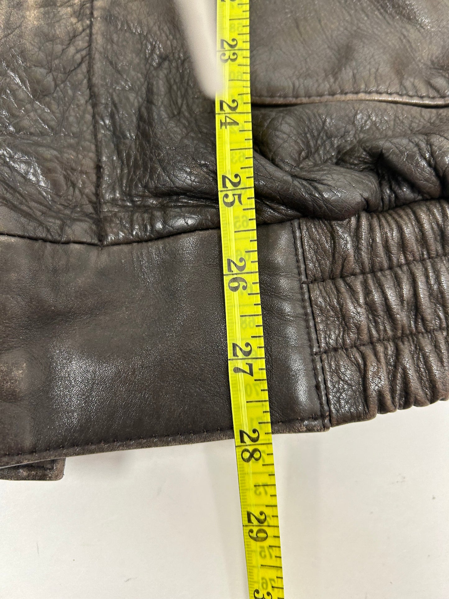 Vintage 90s The Axiom Traditional Leather Pete’s Wicked Ale Leather Jacket Beer Brewery Medium 25x28 Inches