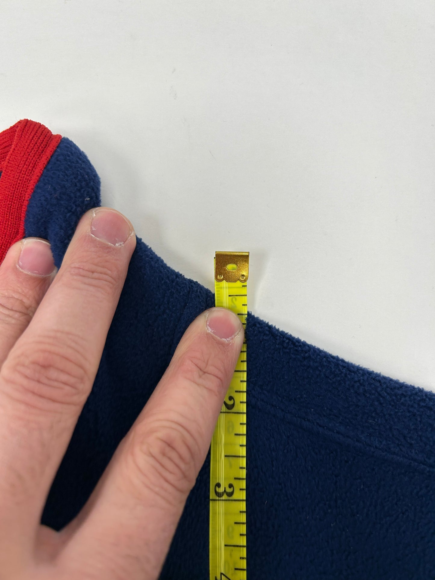 Vintage Nike USA Soccer Team Vest XL Blue Red Fleece Swoosh With USA Sticker