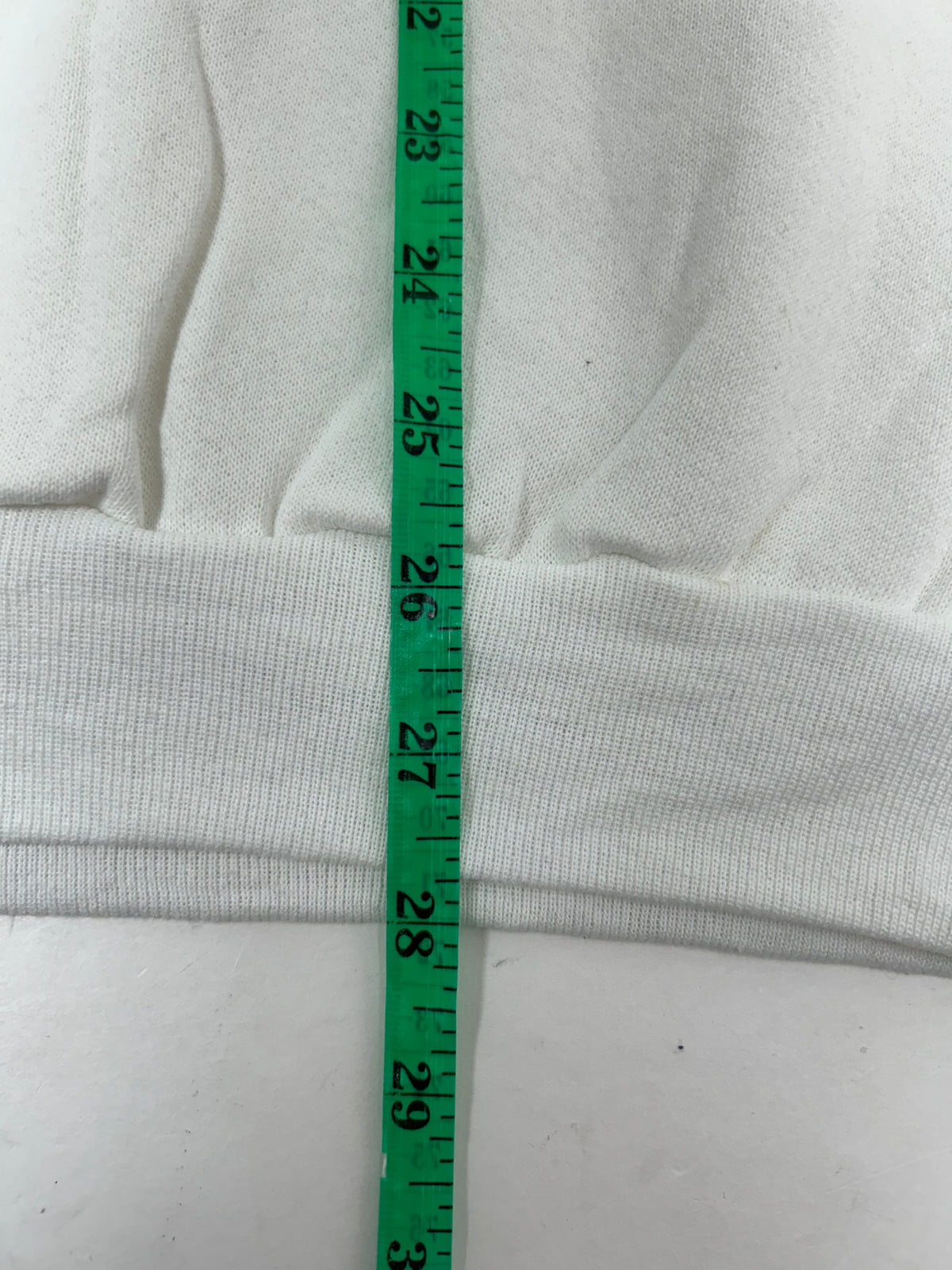 Edgewood NJ first edition “Deeper Than The Roots.” Crewneck Sweatshirt Tagged XL Can Fit Large 23.75x28 Inches Ragland Fruit Of The Loom White