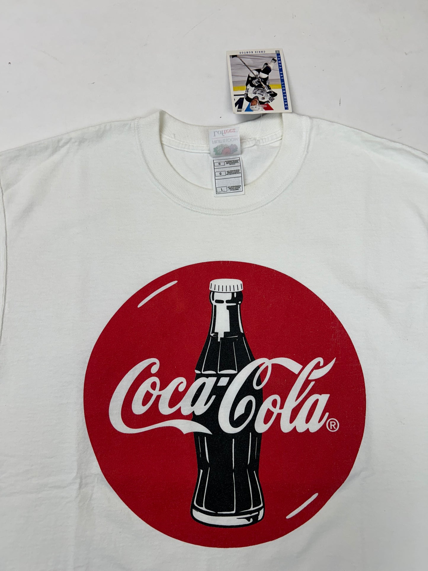 Vintage 00s Coca-Cola Soda Company Promo Tee Large 20.75x28.75 Inches