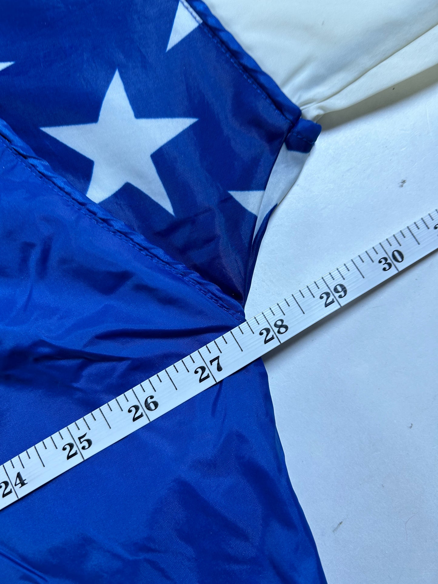 Vintage Starter 96 Atlanta Olympics Team USA Packable Hood Windbreaker Full Zip Jacket  Large 27.5x27.5 Inches