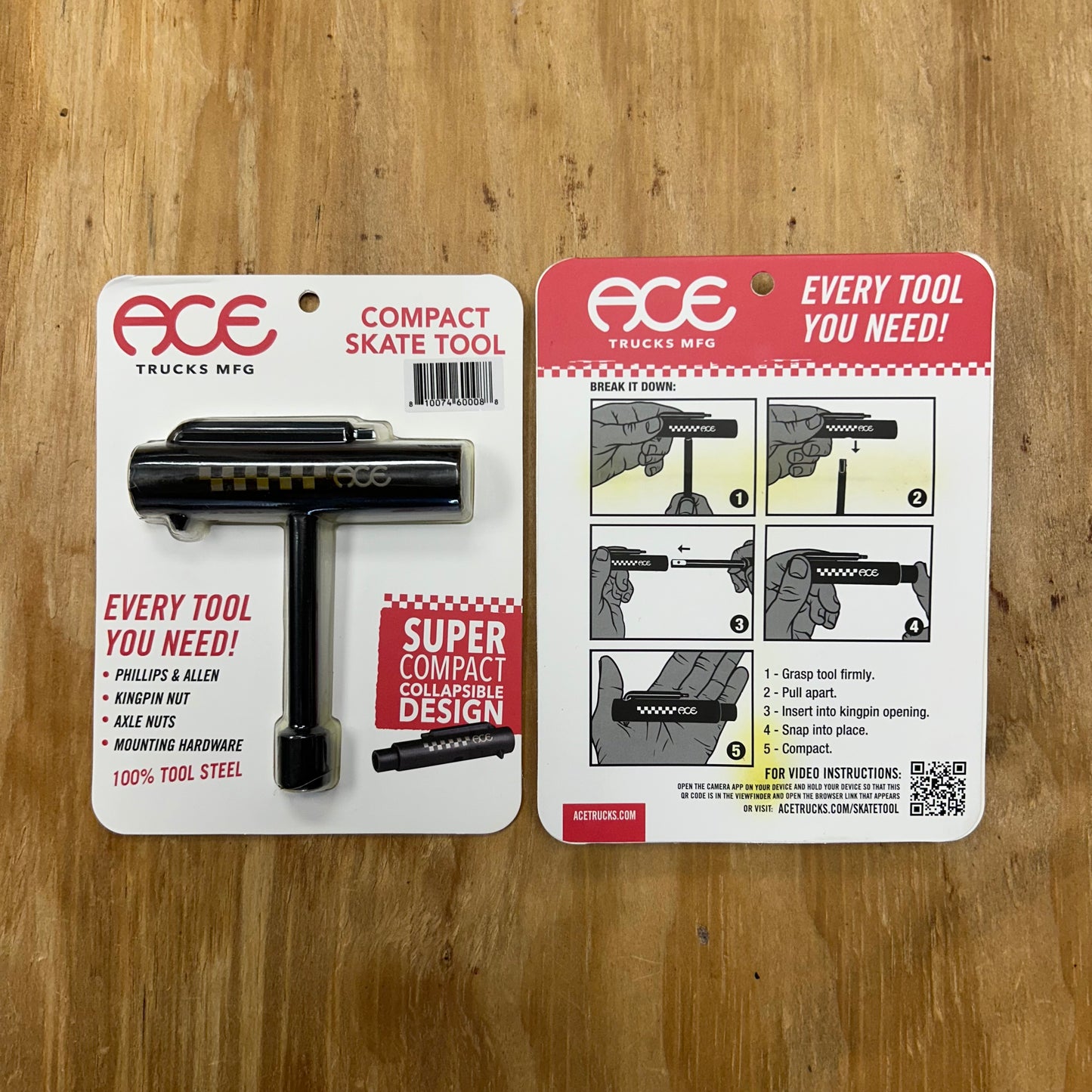 ACE Trucks MFG Compact Skate Tool Collapse Design All You Need