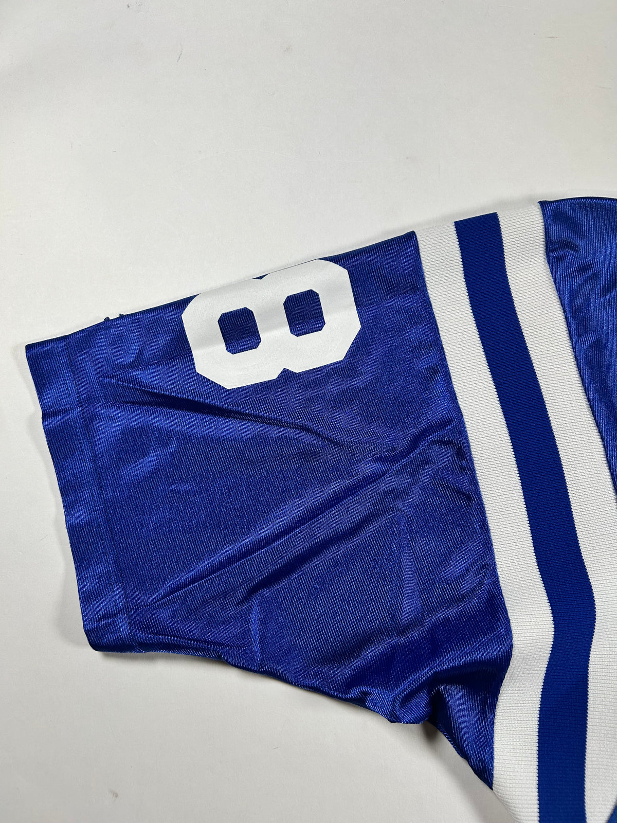 Vintage 90s Champion Indianapolis Colts Marshall Faulk #28 NFL Jersey 48 XL 23.75x33.25 Inches USA