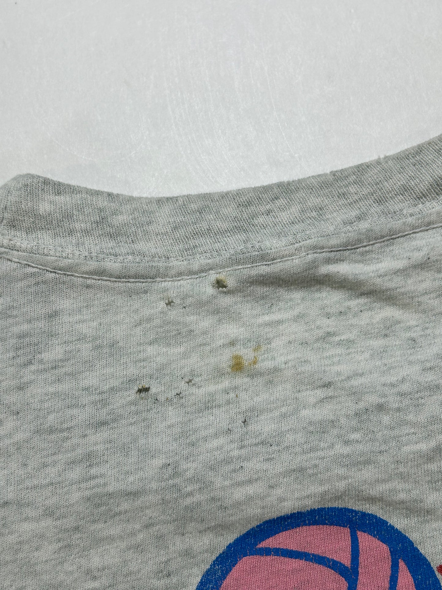 Vintage 1993 The Evian Indoor Pro Beach Volleyball A Winter Beach Fest Madison Square Garden Promo Tee Large 21.5x27.25 Inches As Is Worn In