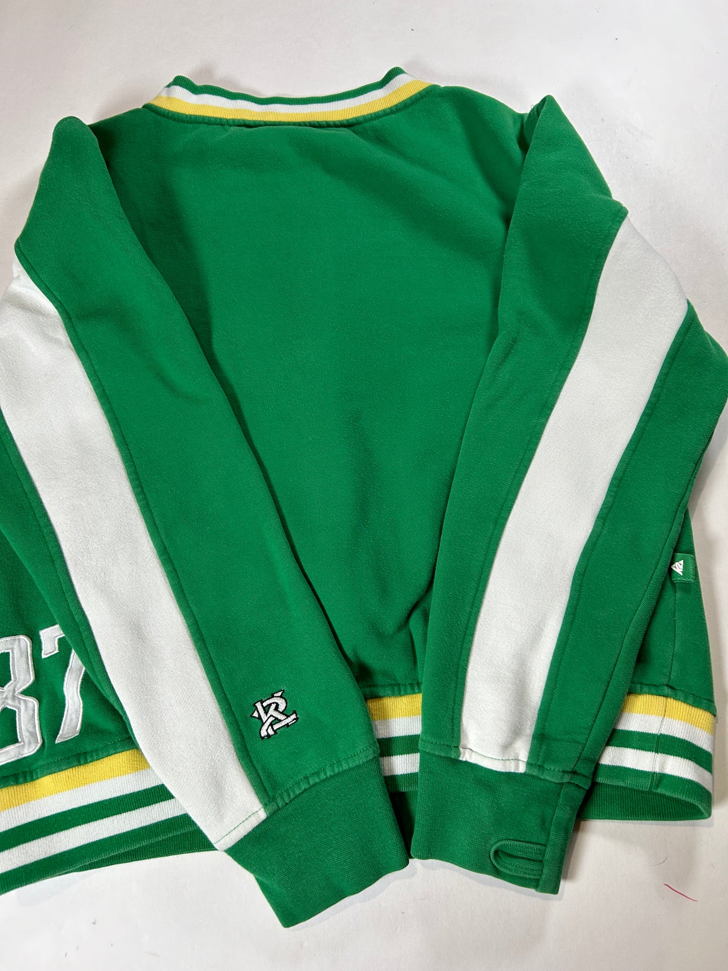 Vintage 2000s K2 Snowboarding Zip Track Jacket Style Sweatshirt Medium/Small Fit 22x24.75 Inches Green