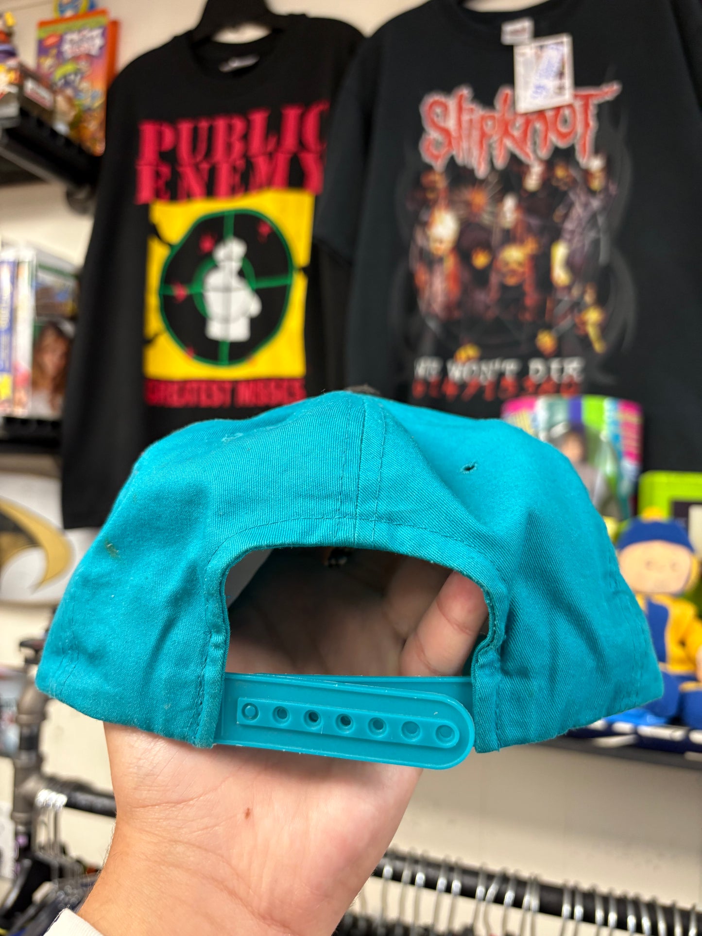 Vintage Florida Marlins Blue snapback hat