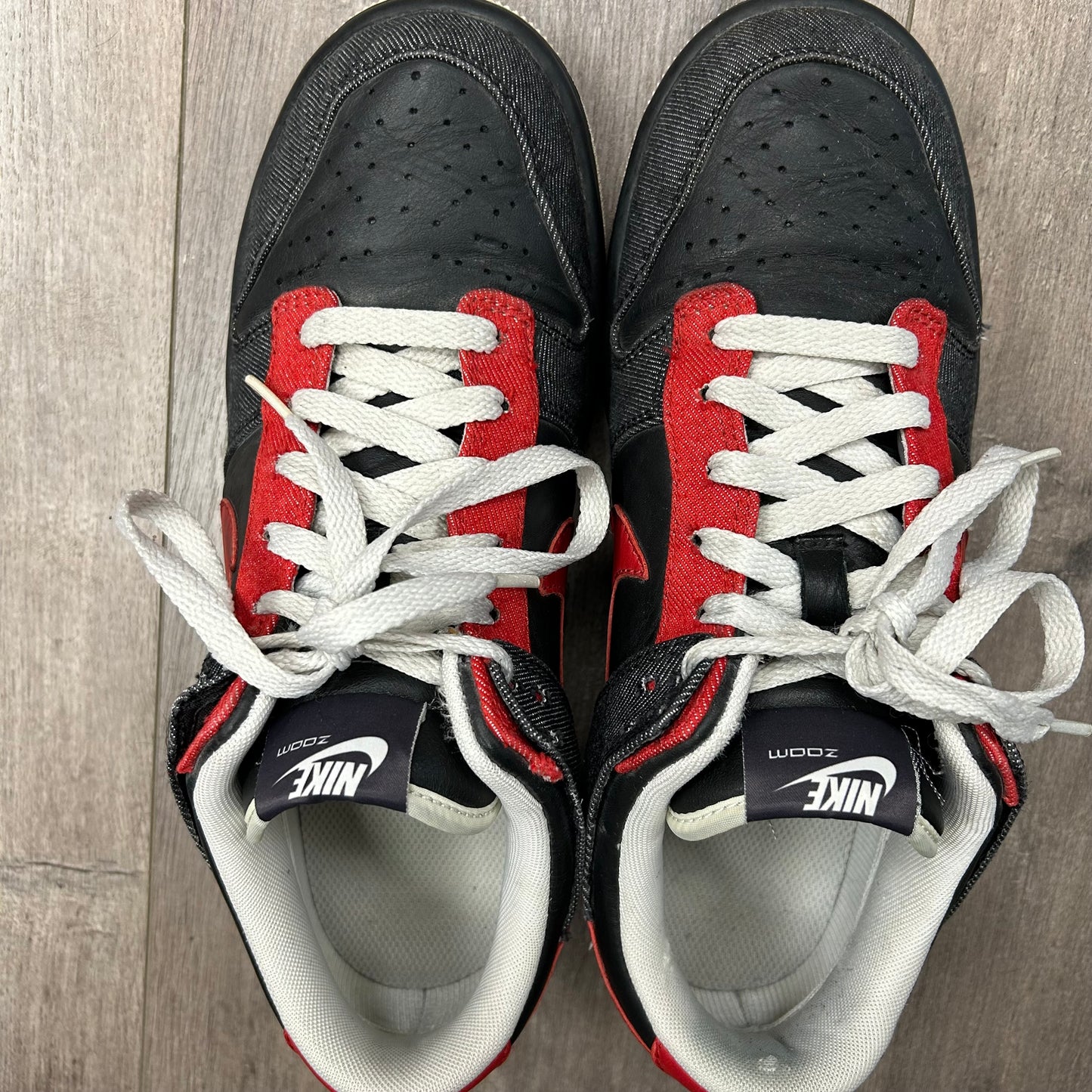 2011 Nike Dunk Low Zoom NikeID Size 8 Used As Is No Box 502000-991 Made In China