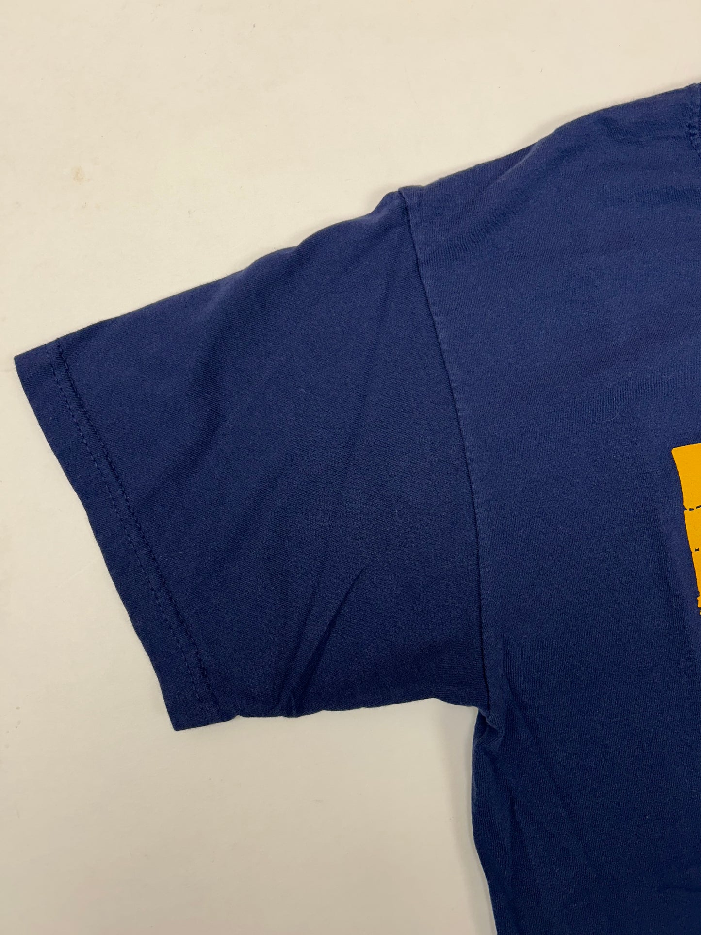 Boarder Patrol Skateboarding Skate Tee Medium 20.25x27.25 Inches Navy 2000s