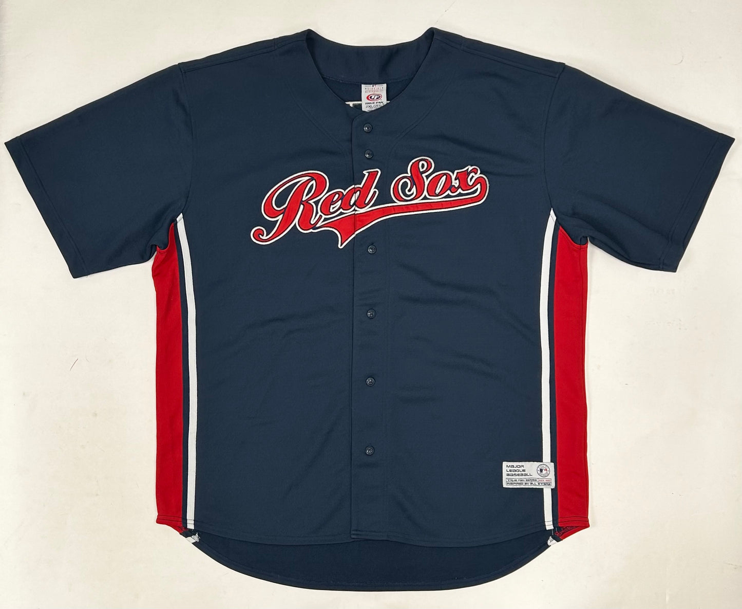 Vintage 00s Boston Red Sox David Ortiz True Fan Genuine Merchandise MLB Jersey 2XL 27.75x32/34.5 Inches