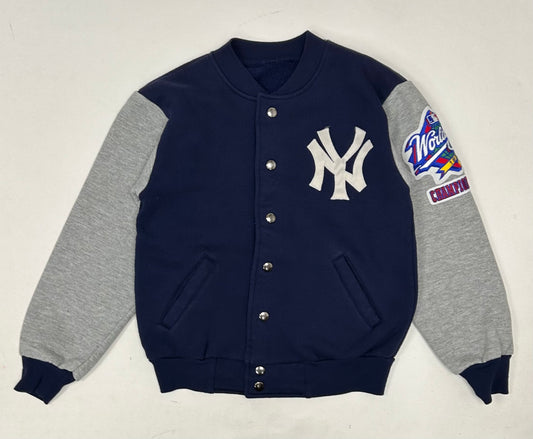 Vintage Majestic New York Yankees 1999 World Series Bomber Jacket Youth 17.5x21.5 Inches