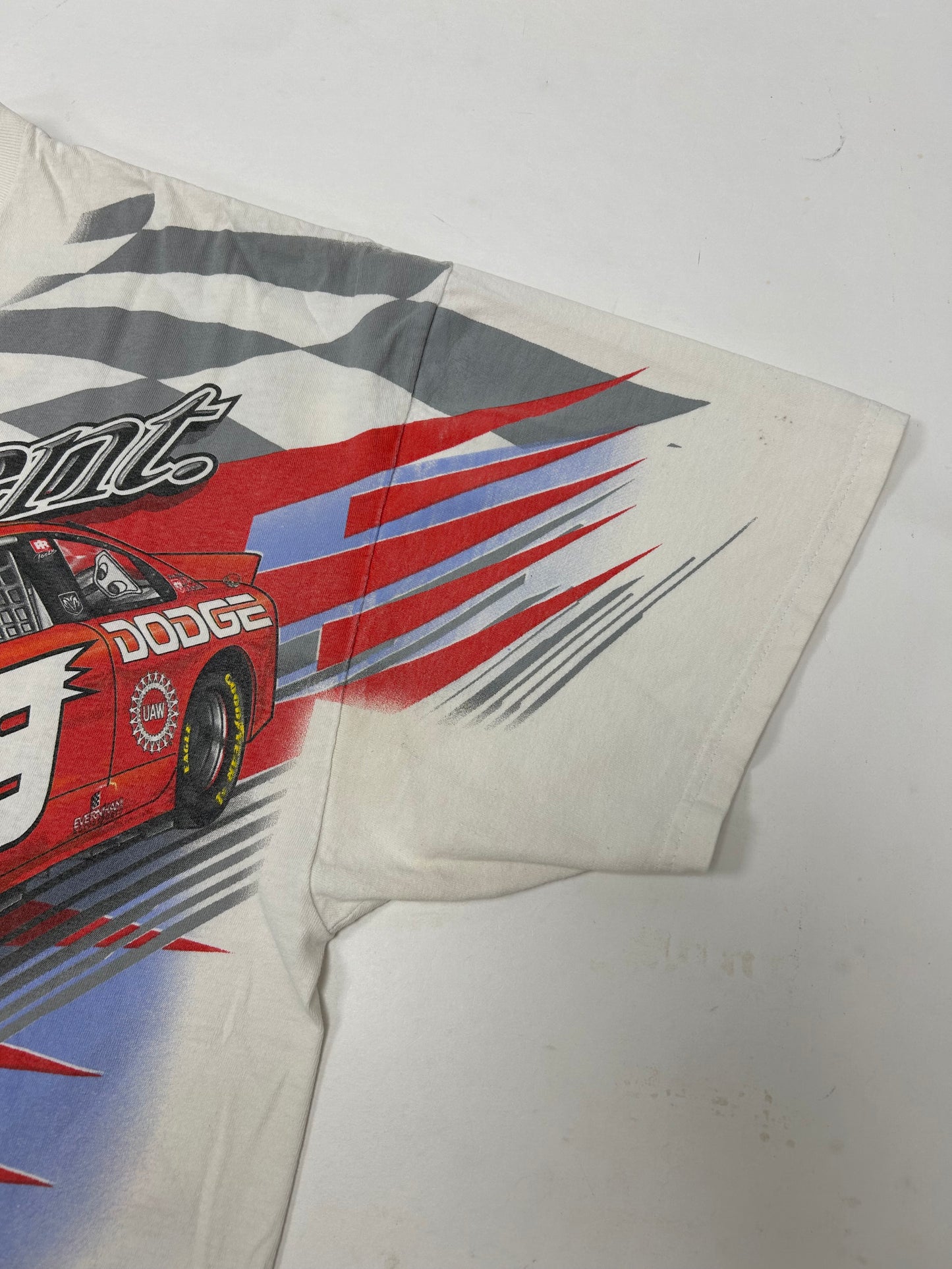Vintage Chase Authentics NASCAR Dodge R/T Evernham #19 Dare To Be Different XL 25x29.5 Inches As Is