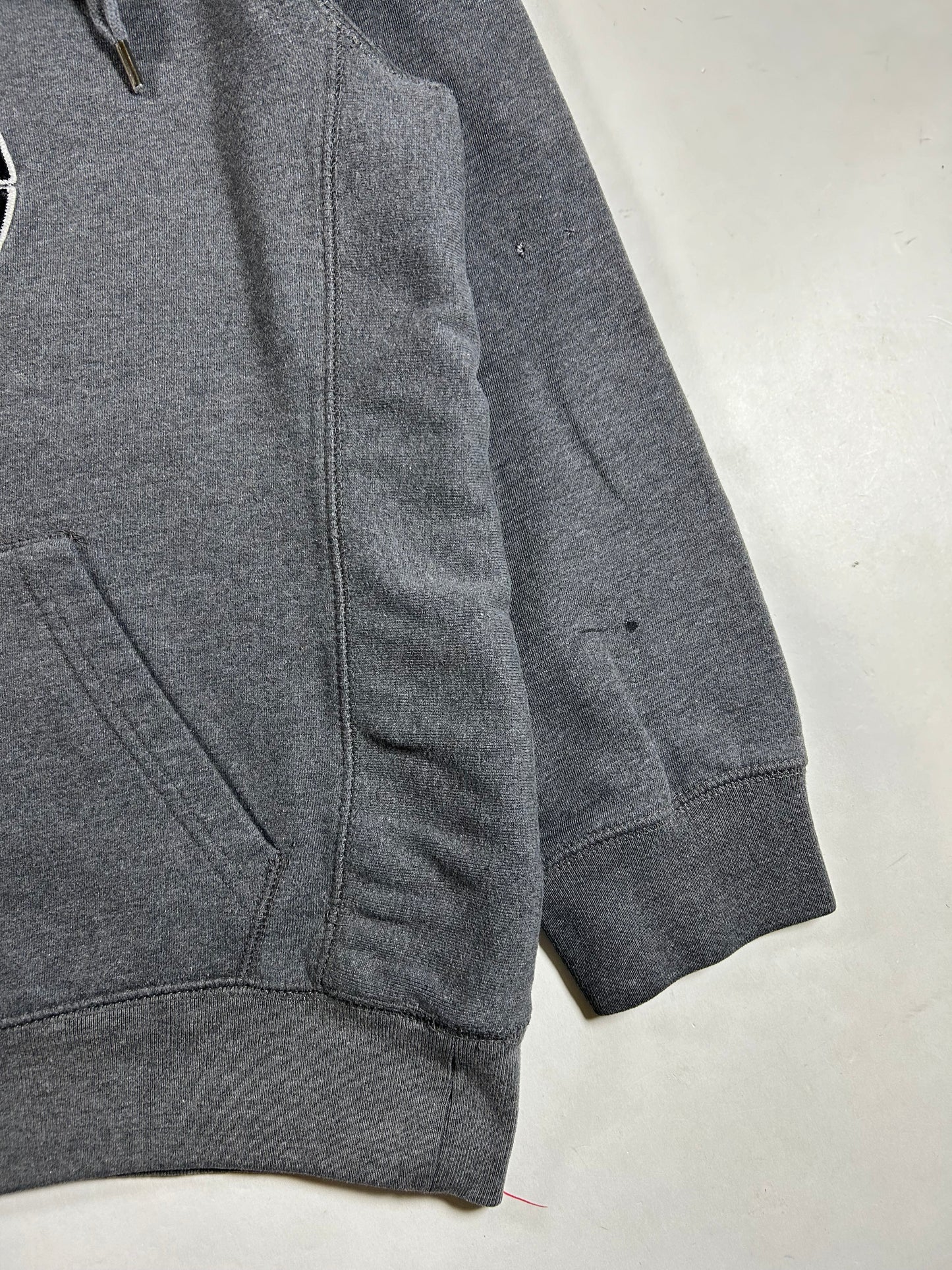 Vintage Eckō Unltd Rhino Brand Hooded Pullover Sweatshirt Gray Large 24.5x26.25 Inches As Is