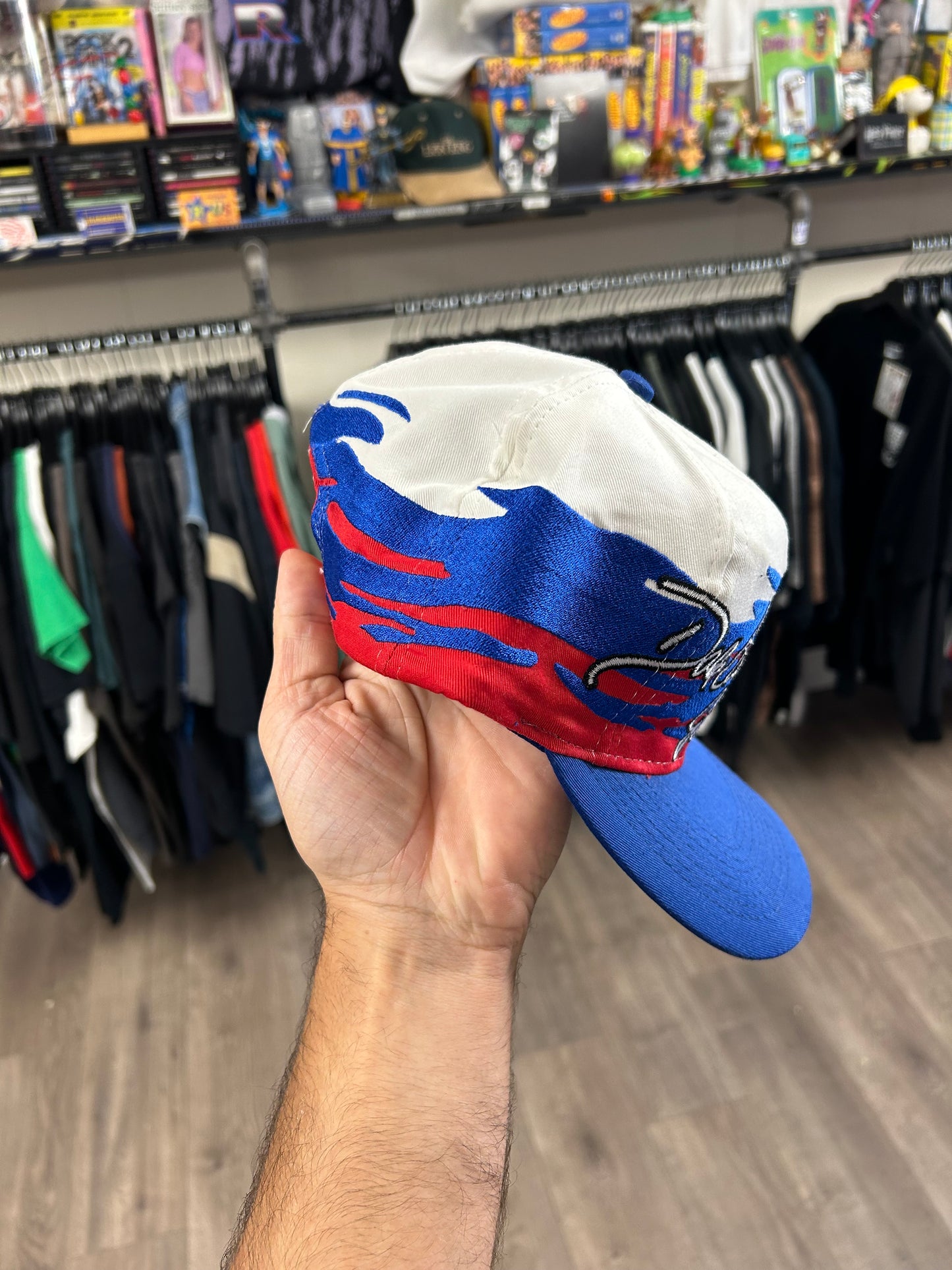 Vintage NASCAR Chase Authentics Dale Earnhardt JR. 3 SnapBack Hat Red,White,Blue