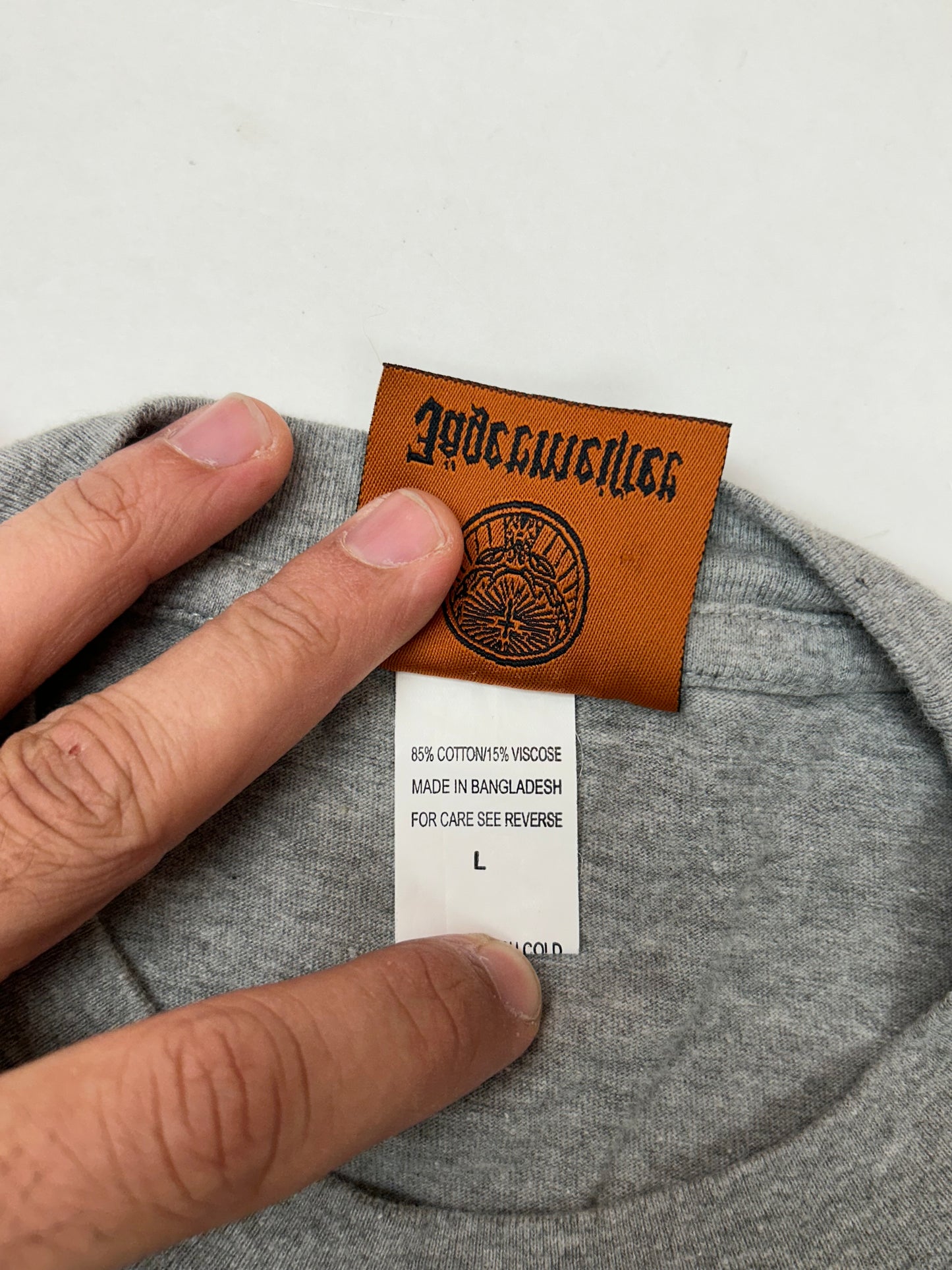 Vintage Jagermister Alchol Brand Promo Tee Large 21.5x26.5 Inches