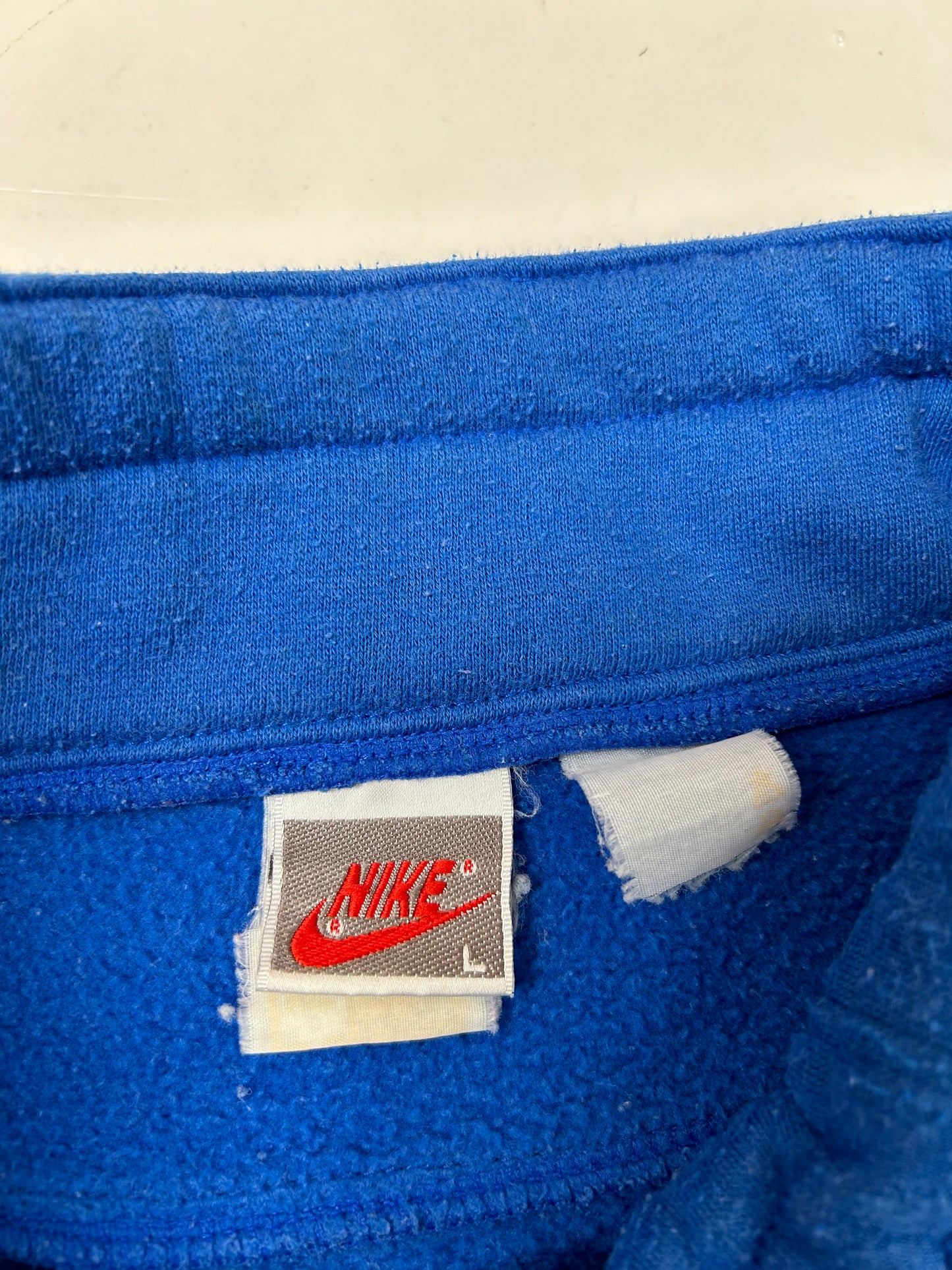 Vintage Nike NFL Quarter Zip Jacket New York Giants Large 25.5x25.25 Inches 80s 90s Rare