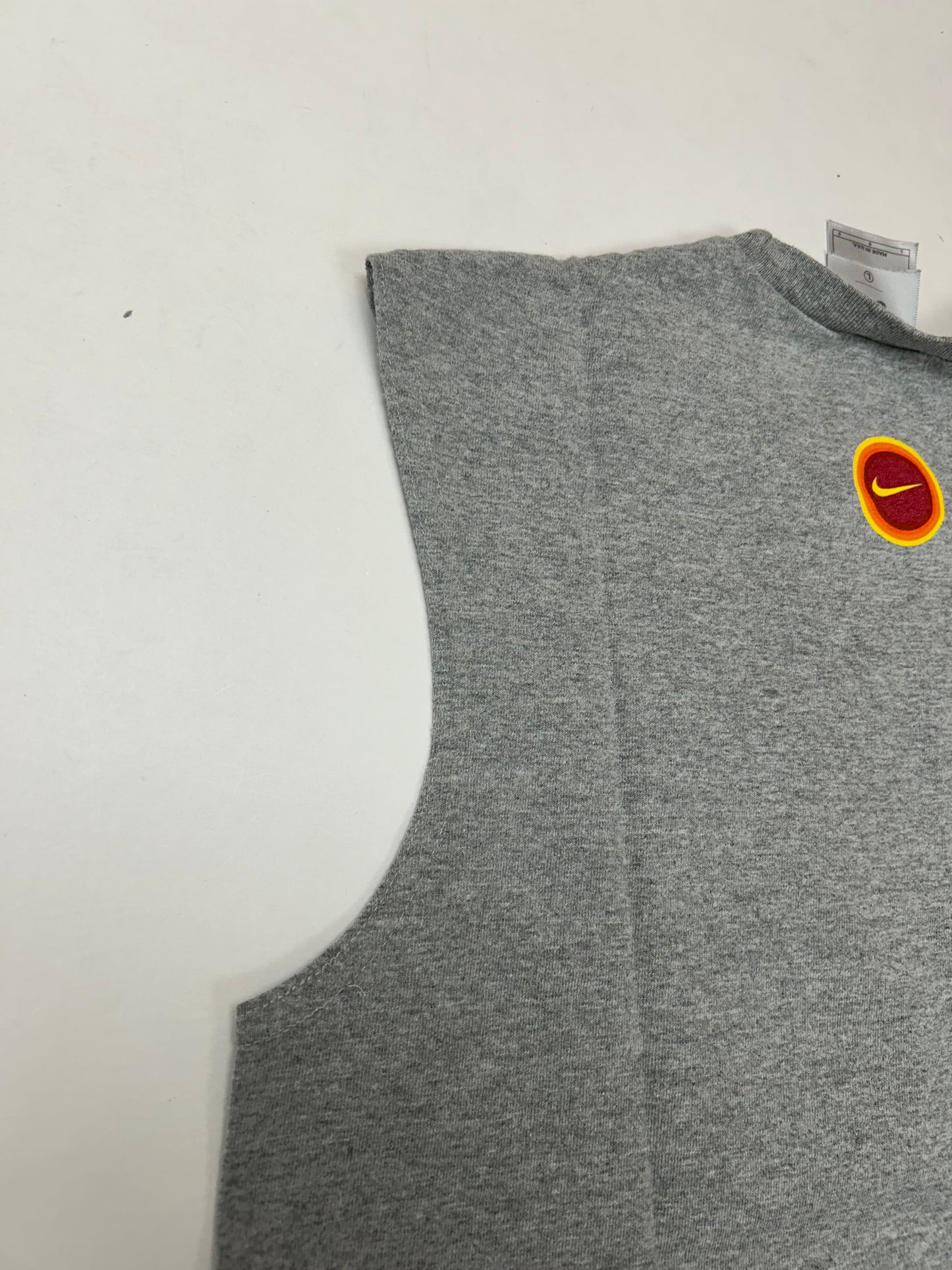 Vintage 00s Nike Bubble Spell Out Sleeveless Tank Top Shirt Youth Large 17.75x24.75 Inches