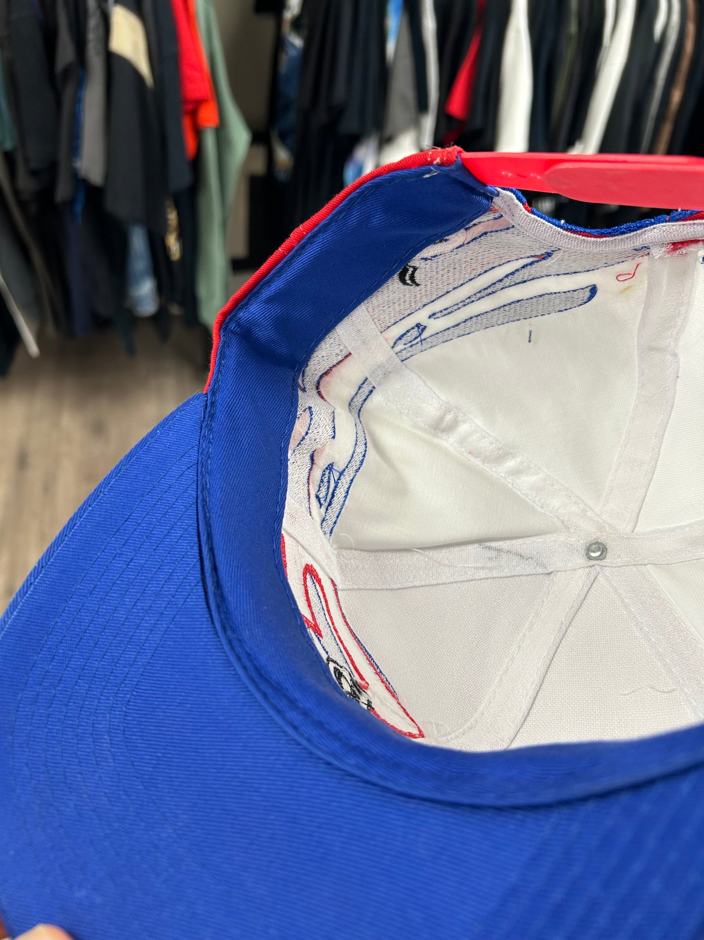 Vintage NASCAR Chase Authentics Dale Earnhardt JR. 3 SnapBack Hat Red,White,Blue