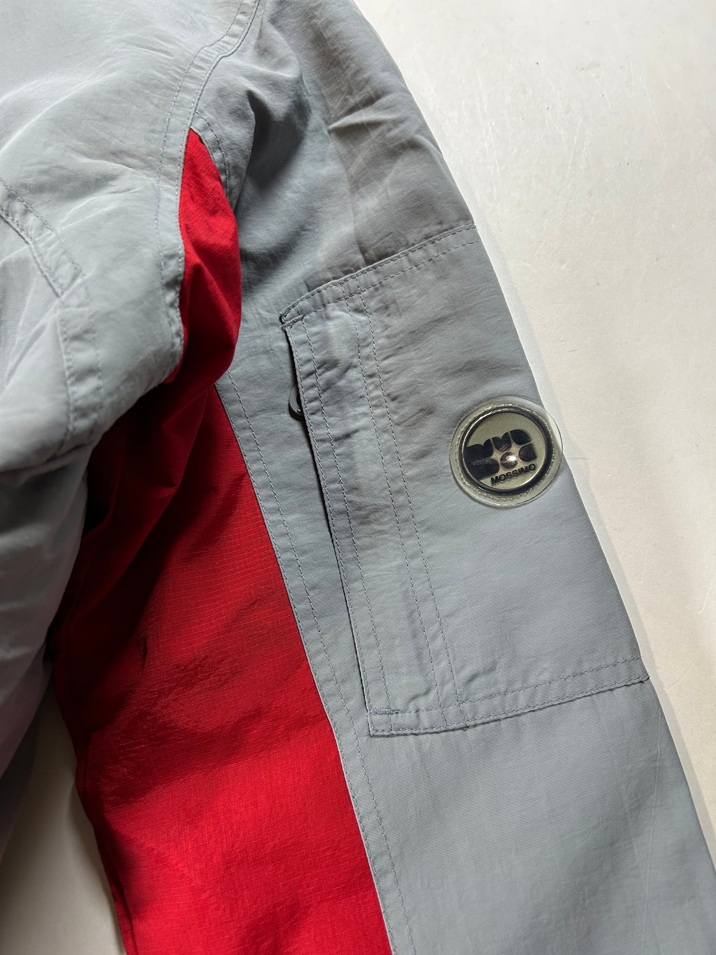 Vintage Mossimo Fleece Liner Zip Up Jacket Tagged Medium Can Fit Large 25x29.5/32 Inches