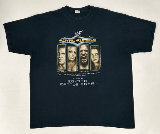 Vintage WWF Royal Rumble 2001 Wrestling Event Pay Per View Shirt WWE 2XL Rare