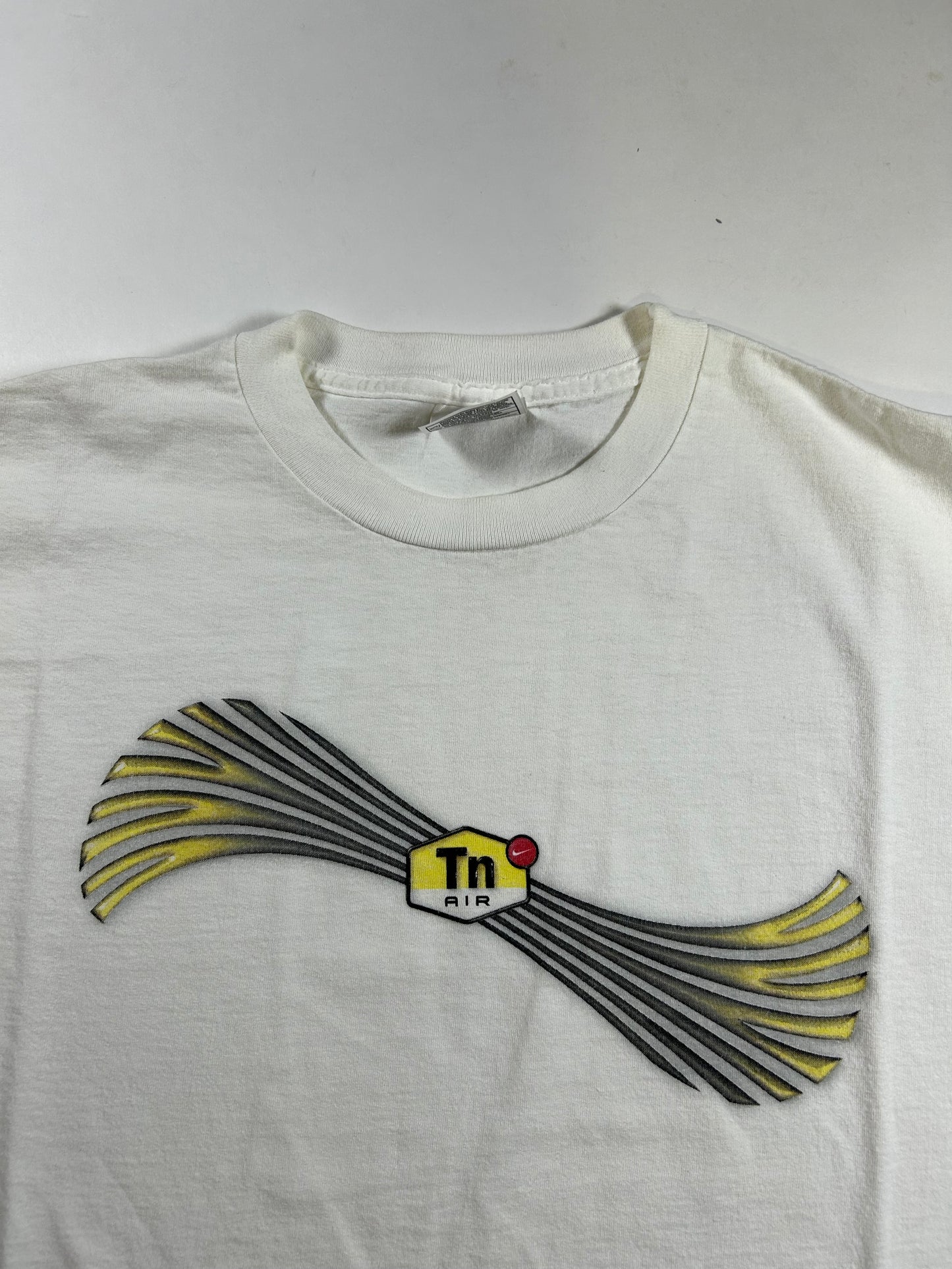 Vintage Nike Tuned Air TN Graphic T Shirt 90s Nike Air Max Plus White Big XL 25x31 Inches White Tag