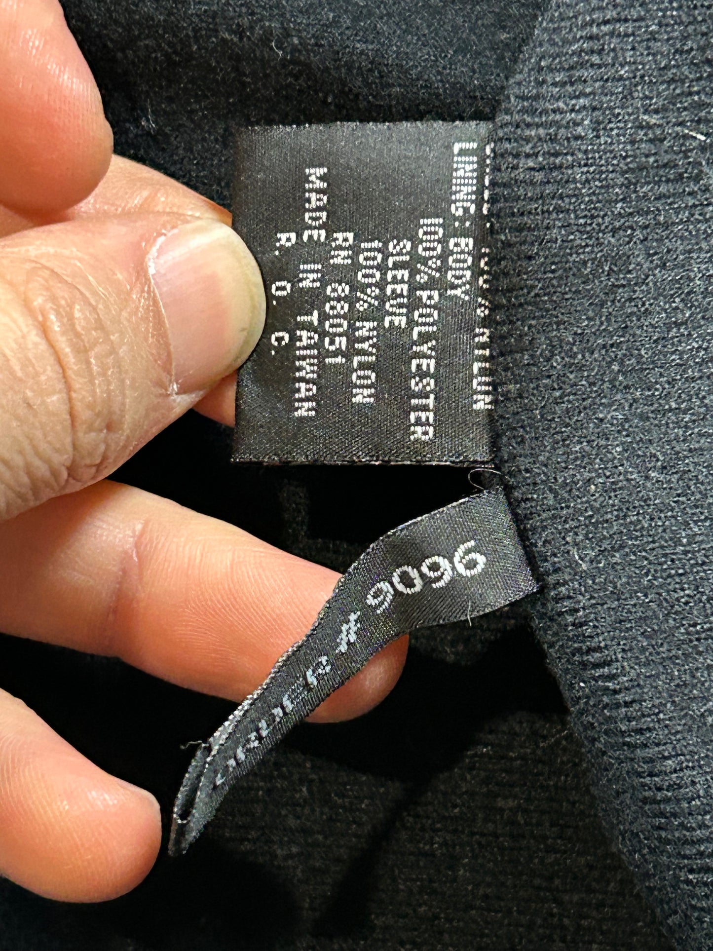 Vintage MLS Soccer Tri Mountain Black Windbreaker Zip Jacket 25.25x31 Big Fit Mediumish