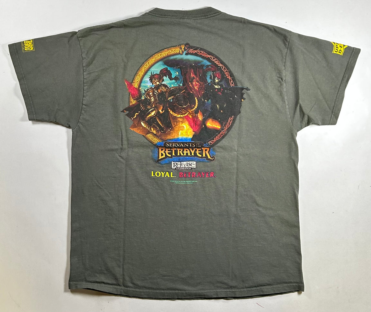 Vintage 2008 World Of Warcraft Trading Card Game Servants Of The Betrayer Promo Tee XL