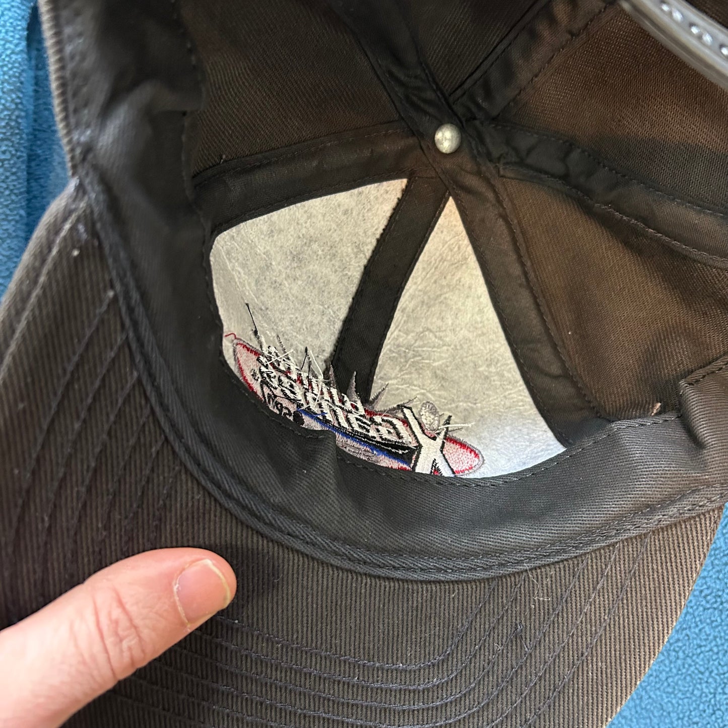 Vintage Winter X Games ESPN ESPN2 Promo SnapBack Hat With Replacement Snaps Faded Black